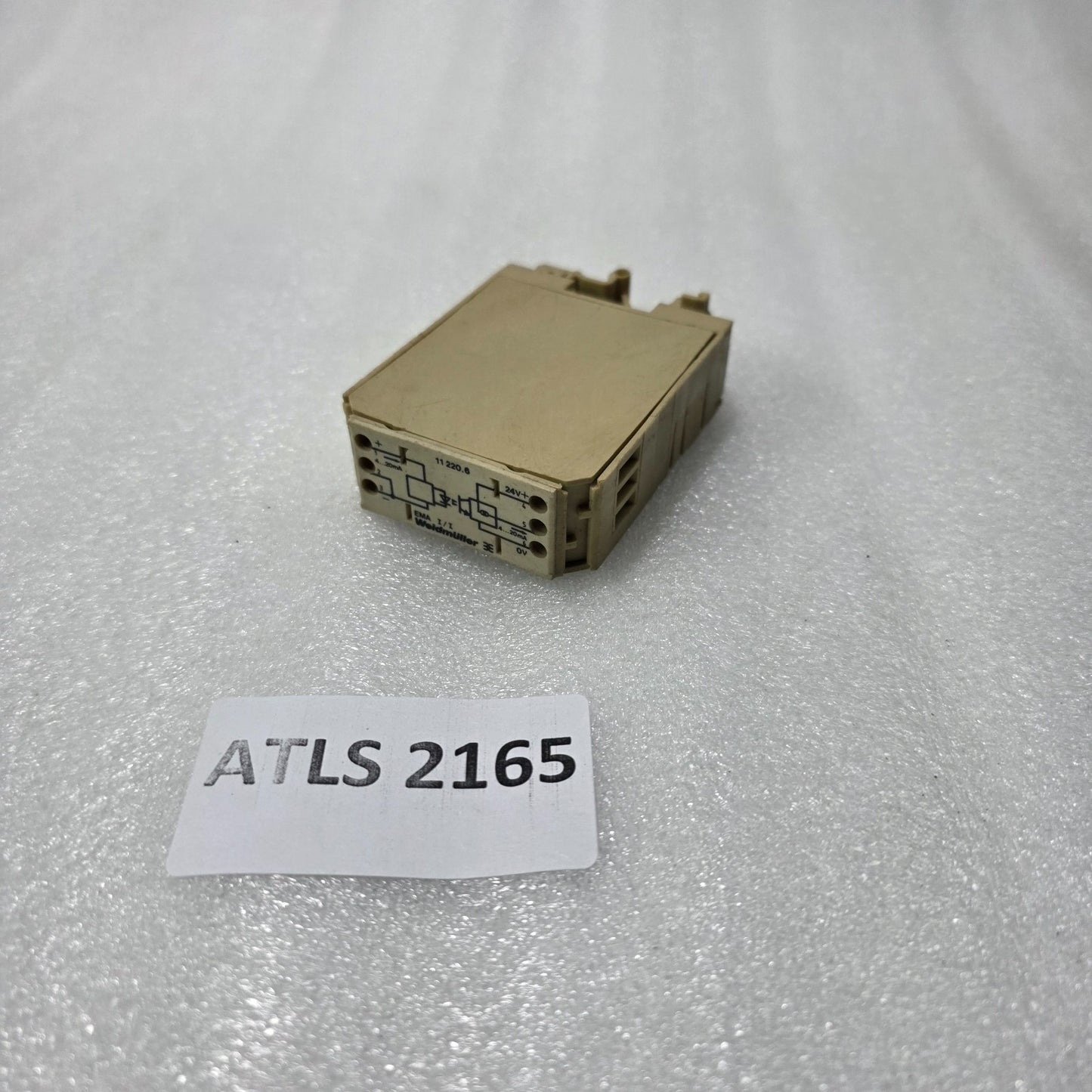 WEIDMÜLLER EMA I/I SIGNAL ISOLATOR 11 220.6 DIN RAIL 4–20MA CURRENT LOOP INTERFA