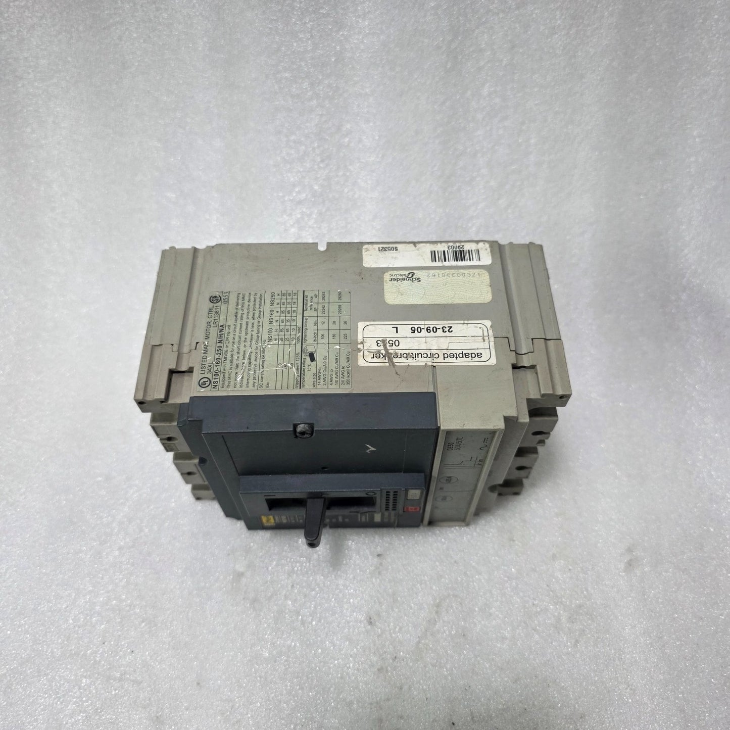 MERLIN GERIN COMPACT NS100N MCCB 50A 3 POLE CIRCUIT BREAKER 750V