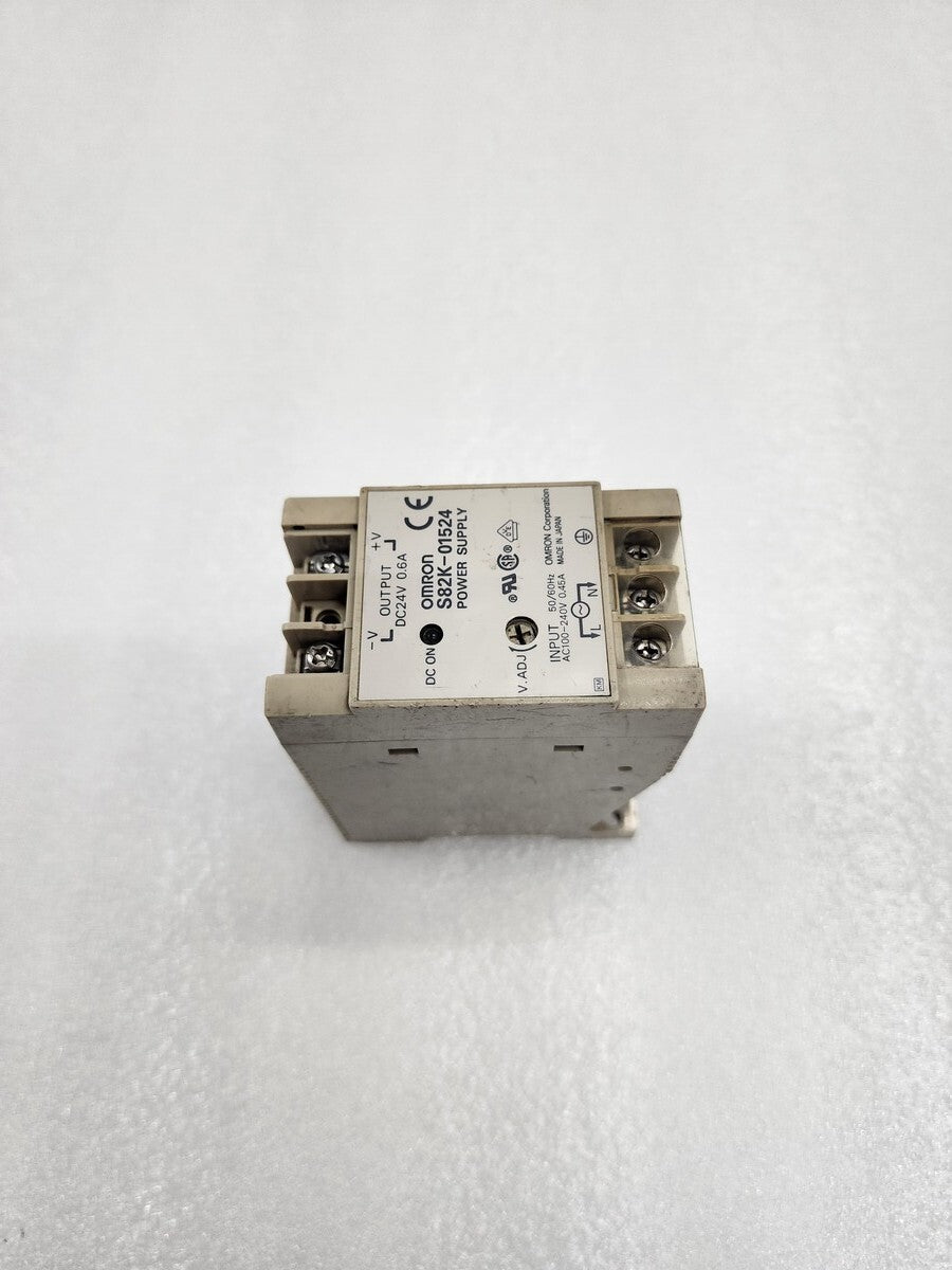 OMRON S82K-01524 POWER SUPPLY 24VDC 0.6A