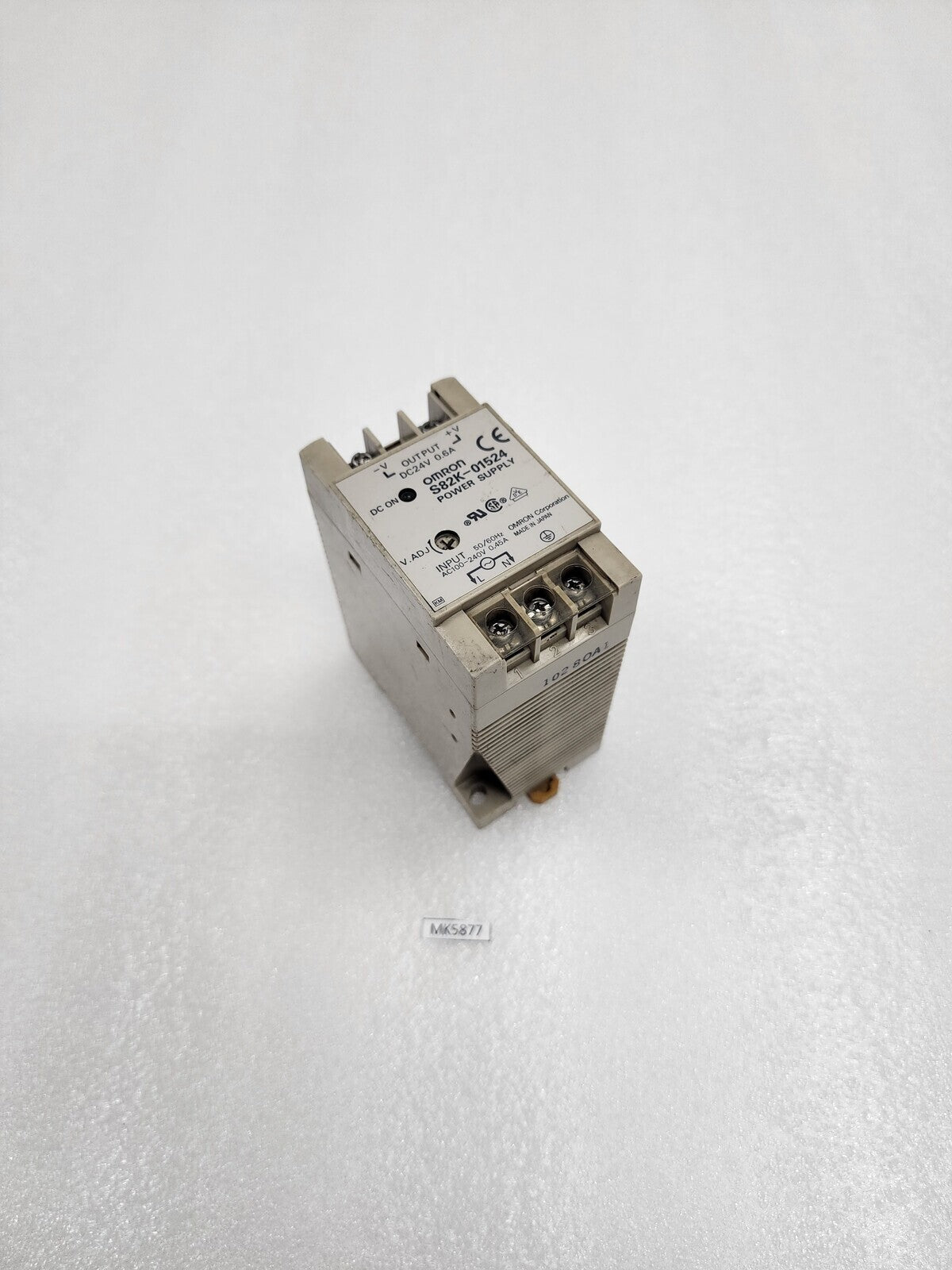 OMRON S82K-01524 POWER SUPPLY 24VDC 0.6A