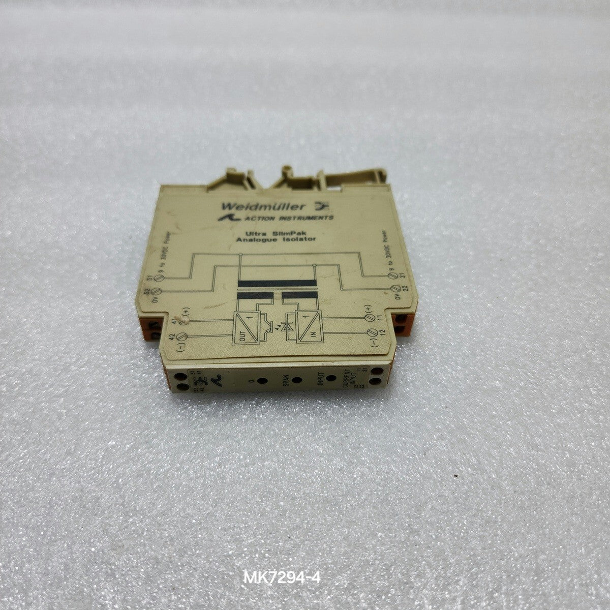 WEIDMULLER W408-00A3 ULTRA SLIMPAK ANALOGUE ISOLATOR 832765