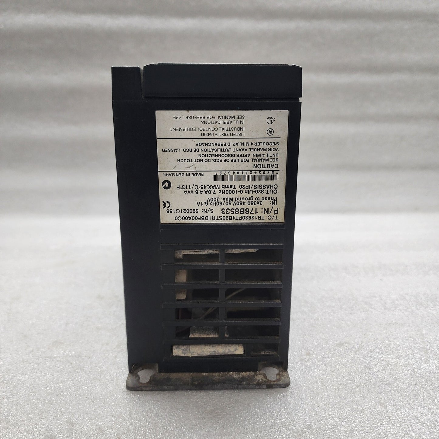 TRANE 178B8533 VFD VARIABLE FREQUENCY DRIVE TR12830PT4B20STR1DBF00A00C0
