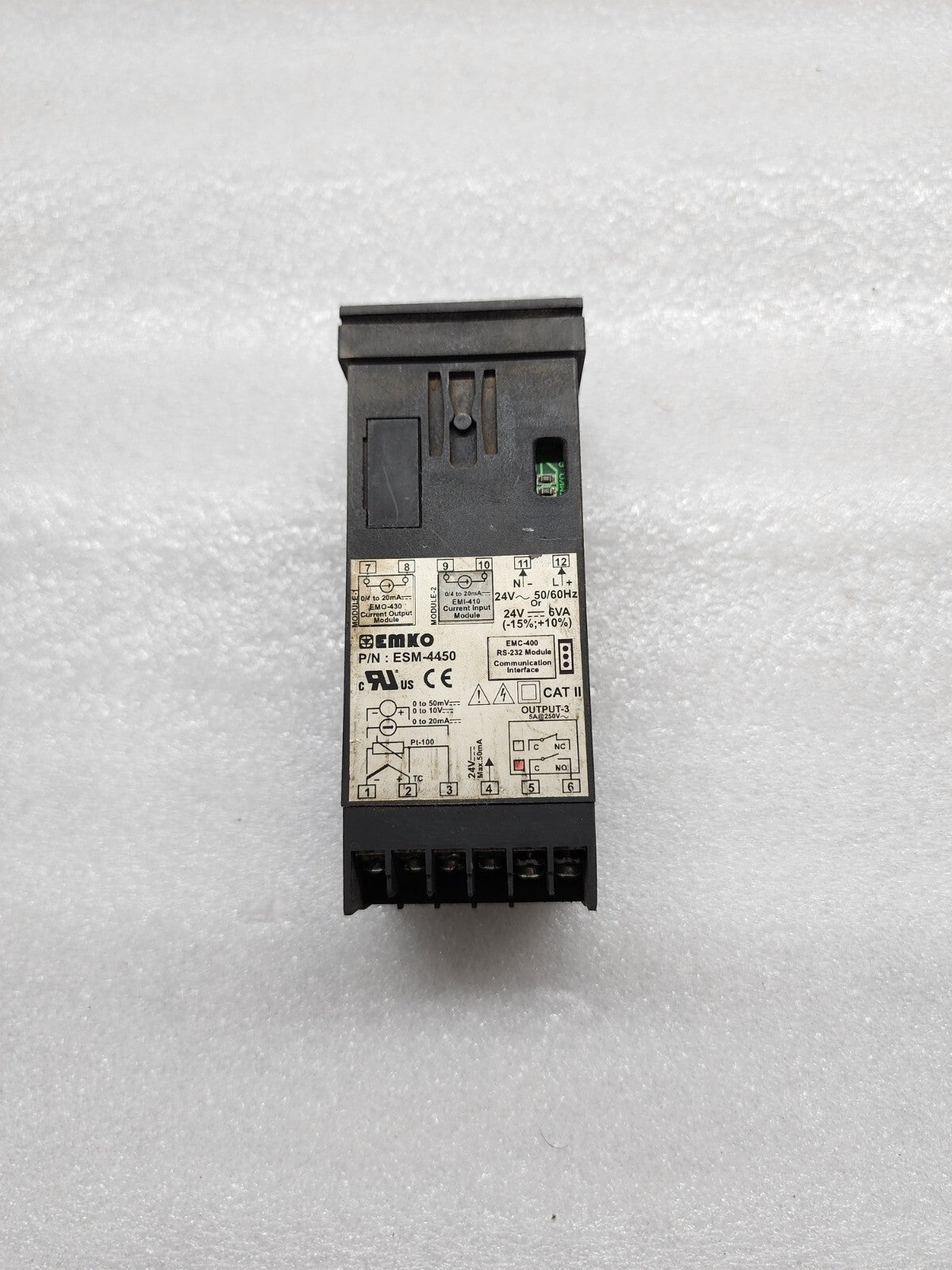 EMKO ESM-4450 SMART I/O MODULE PROCESS CONTROLLER 24V