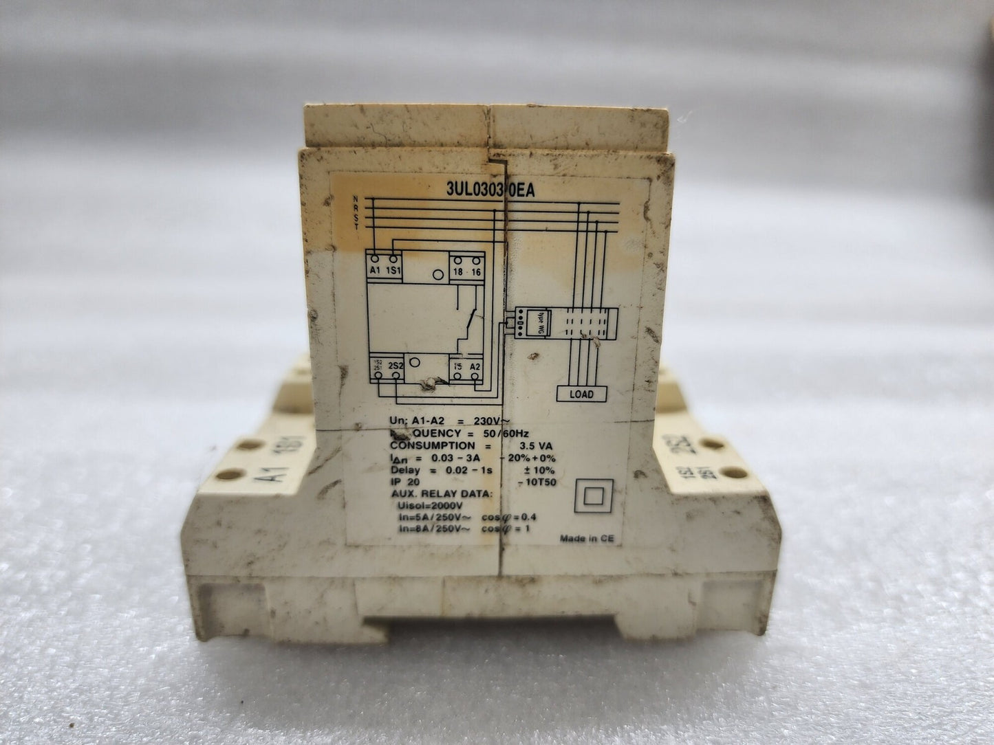 SIEMENS 3UL0303-0EA VOLTAGE/PHASE MONITOR 230VAC