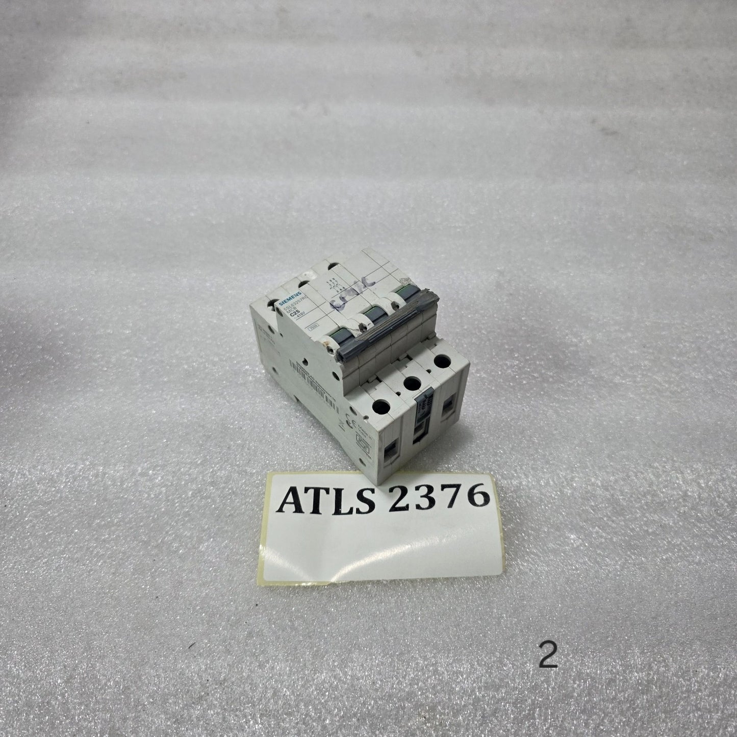 SIEMENS 5SL63257RC C25 3 POLE MCB 25A 415V 7.5KA MINIATURE CIRCUIT BREAKER