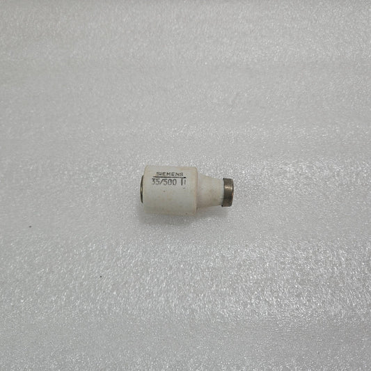 SIEMENS 35/500 DII CERAMIC BOTTLE FUSE 35A 500V DIAZED INDUSTRIAL SCREW FUSE