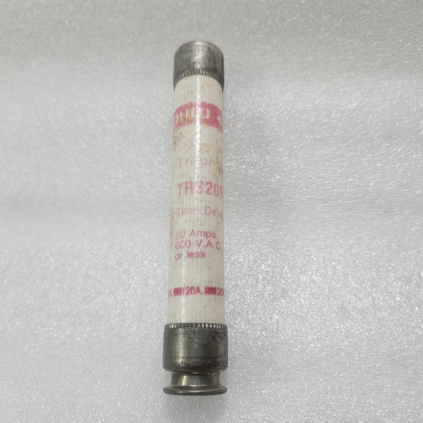 TRI-ONIC TRS20R TIME DELAY FUSE 20A 600VAC BUSSMANN DUAL-ELEMENT SLOW BLOW INDUS