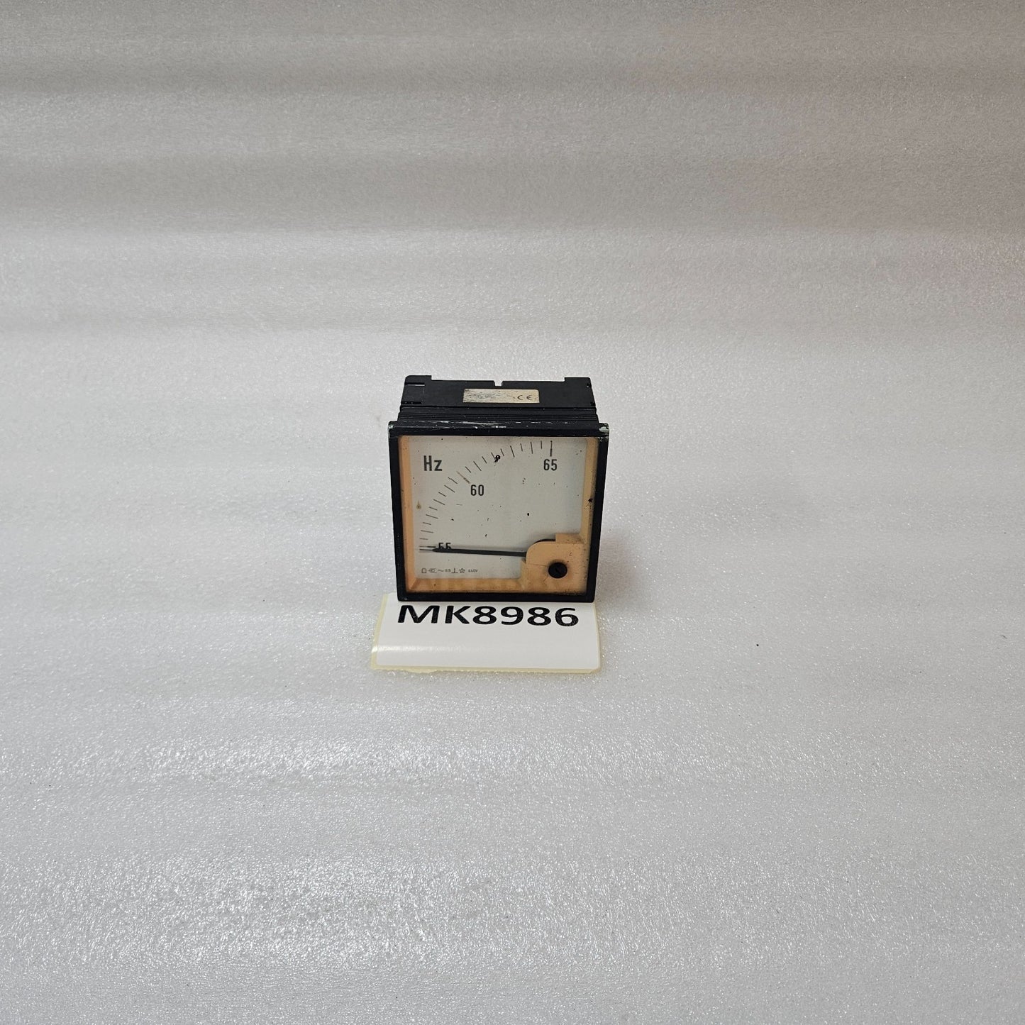 ELTROMA-TECHNIK ANALOG PANEL FREQUENCY METER 55–65 HZ 440V AC INDUSTRIAL PANEL