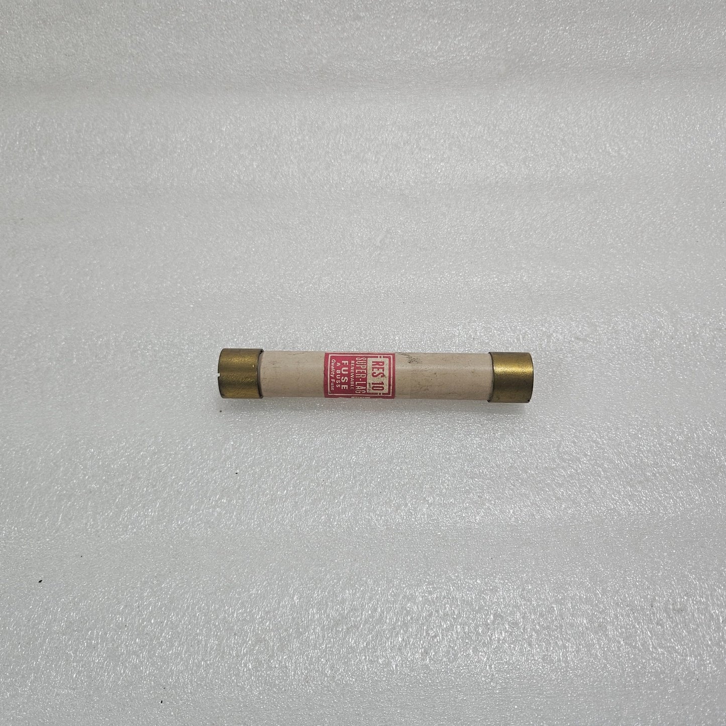 BUSSMANN RES-10 SUPER-LAG RENEWABLE FUSE 10A 600V INDUSTRIAL CARTRIDGE FUSE