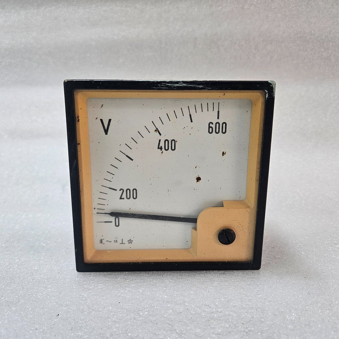 ELTROMA-TECHNIK ANALOG PANEL VOLTMETER 0–600V AC INDUSTRIAL PANEL MOUNT VOLTAGE