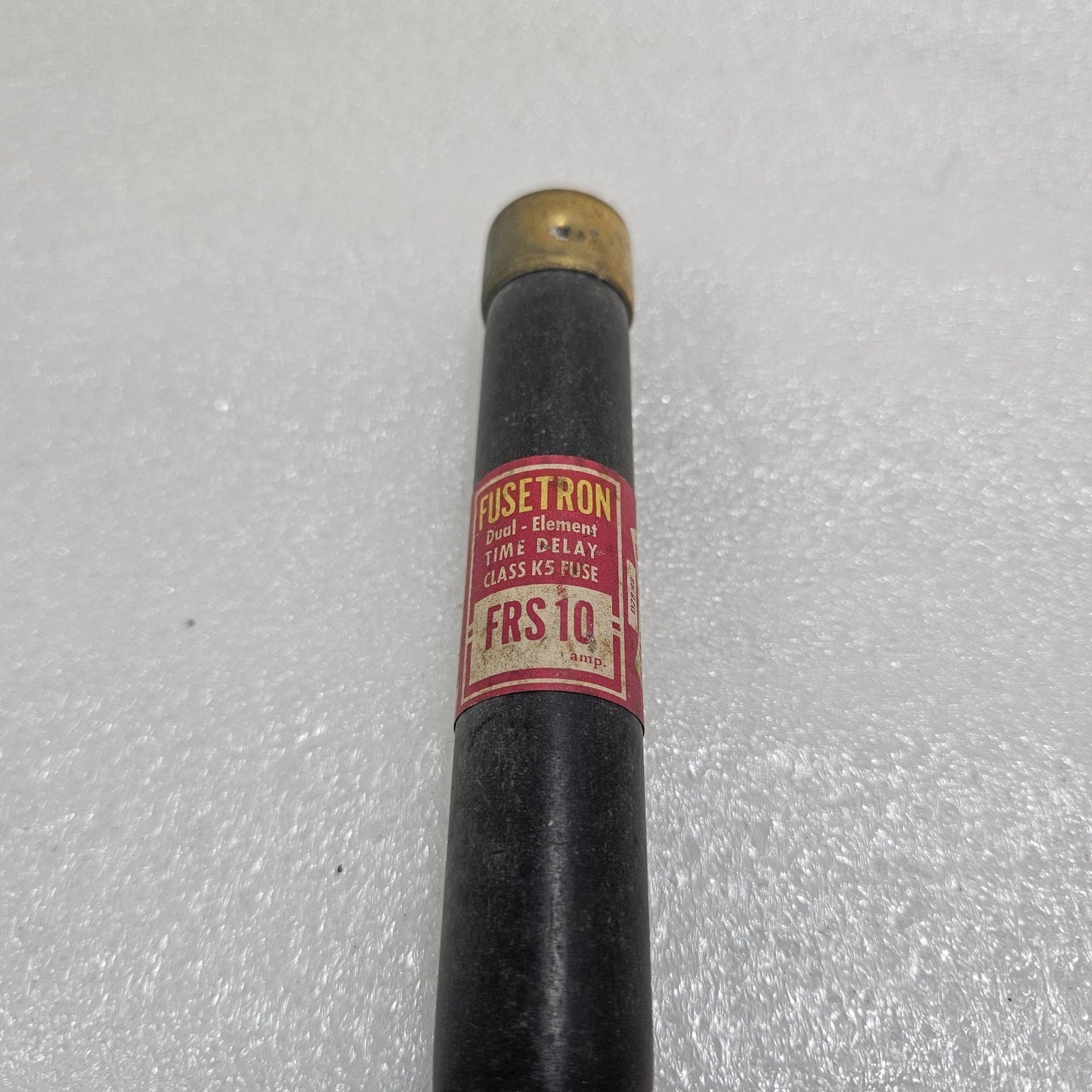 BUSSMANN FUSETRON FRS-10 DUAL ELEMENT TIME DELAY FUSE 10A 600V CLASS RK5 INDUSTR