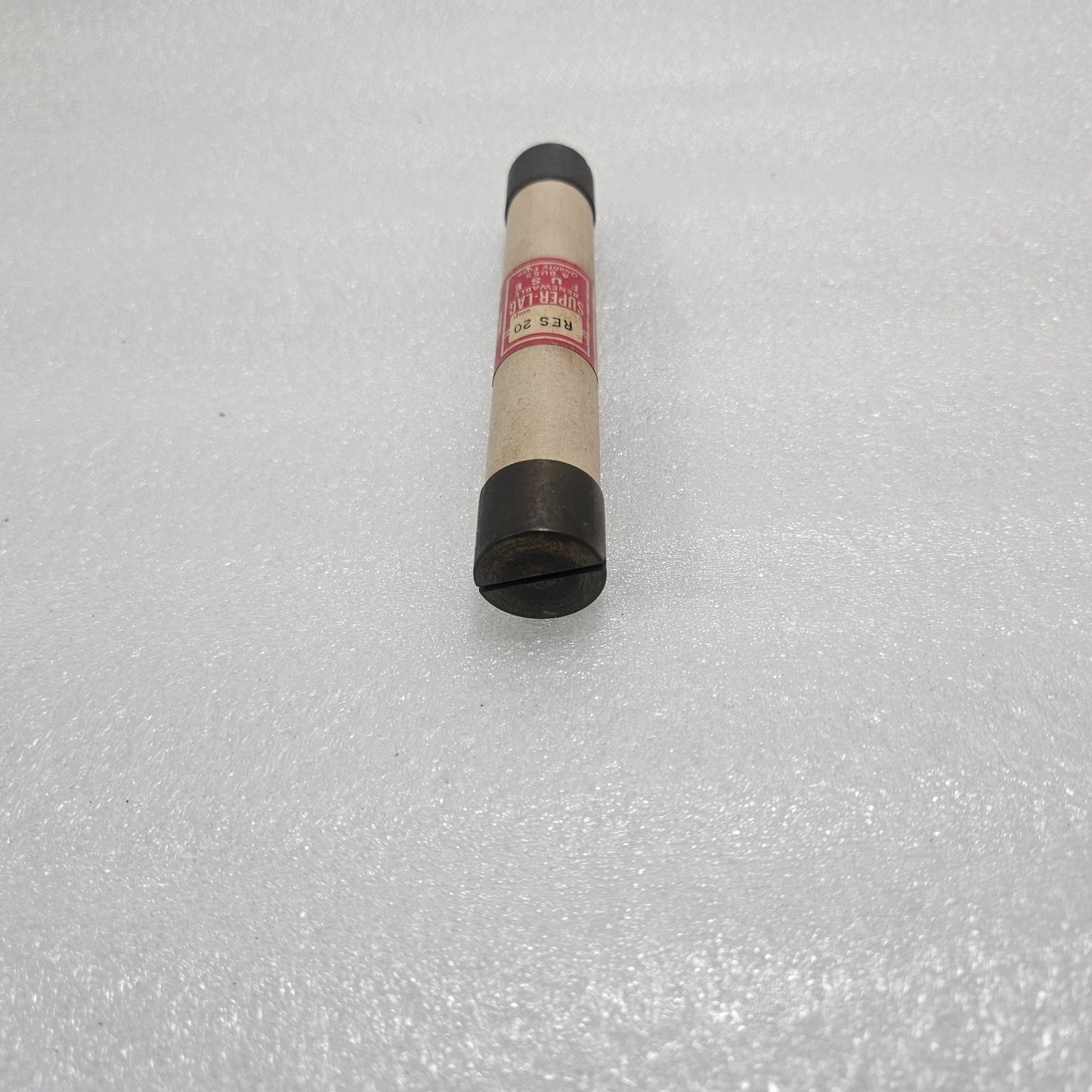 BUSSMANN RES-20 SUPER-LAG RENEWABLE FUSE 20A 600V AC UL LISTED INDUSTRIAL CARTRI
