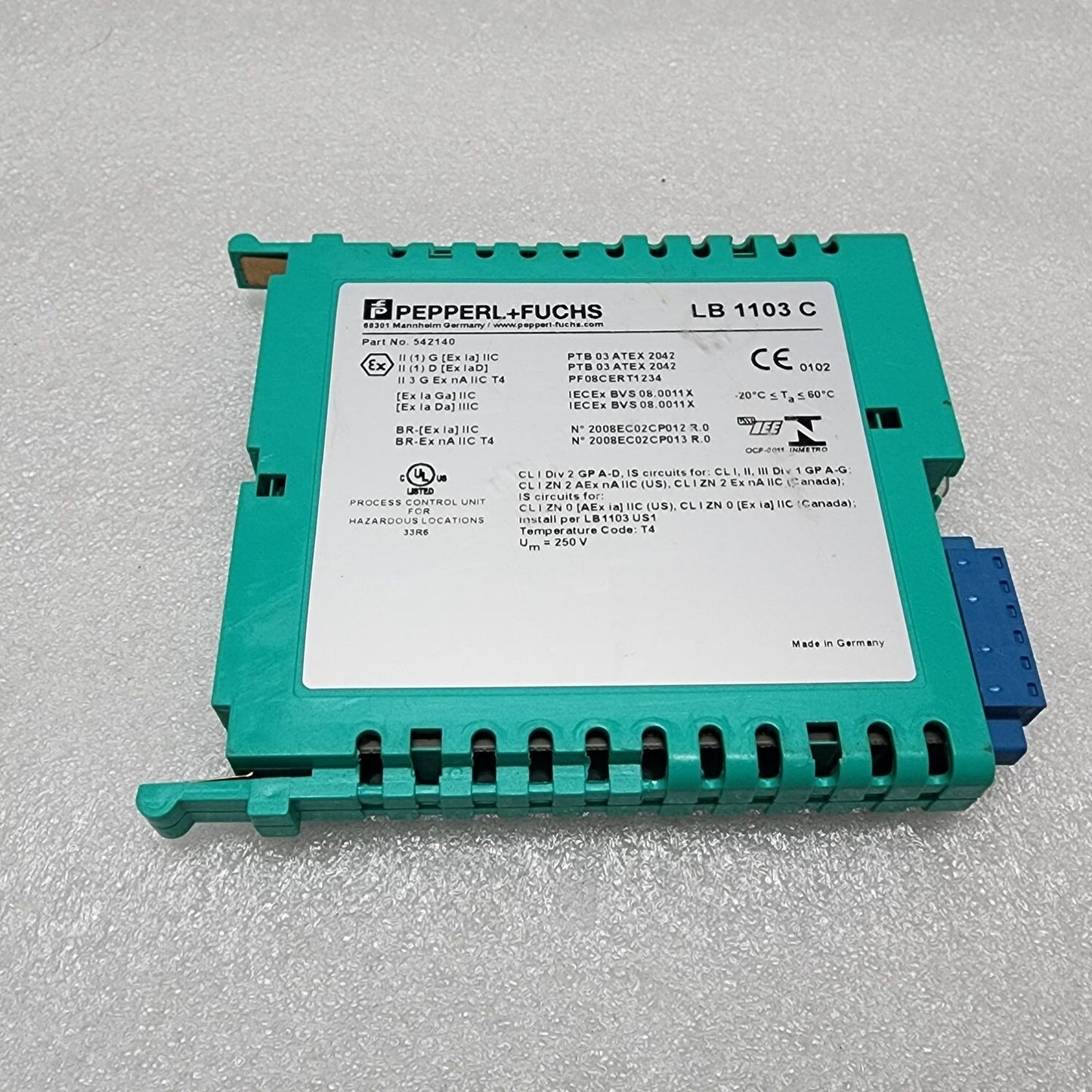 PEPPERL + FUCHS LB1103C FREQUENCY INPUT 400Hz COUNTER 542140