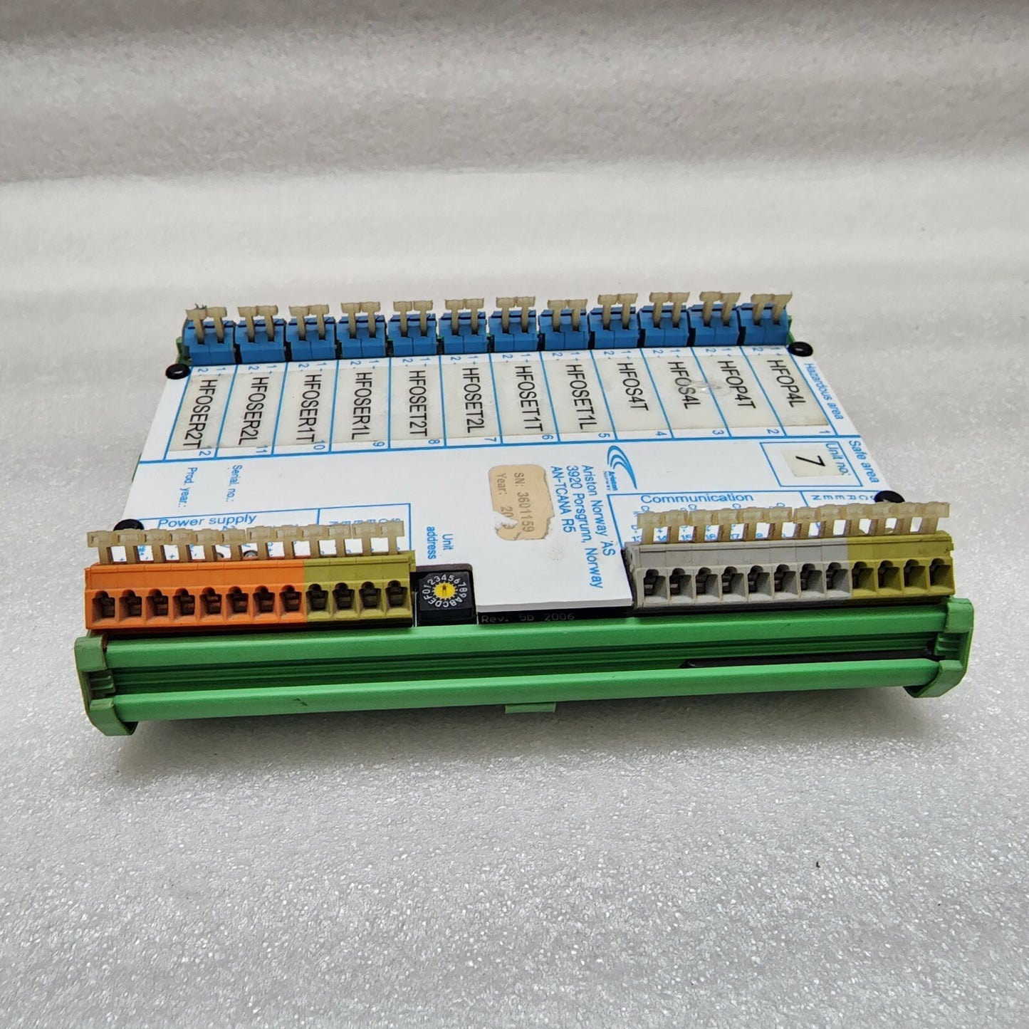 ARISTON NORWAY AS AN-TCANA R5 CONTROL UNIT