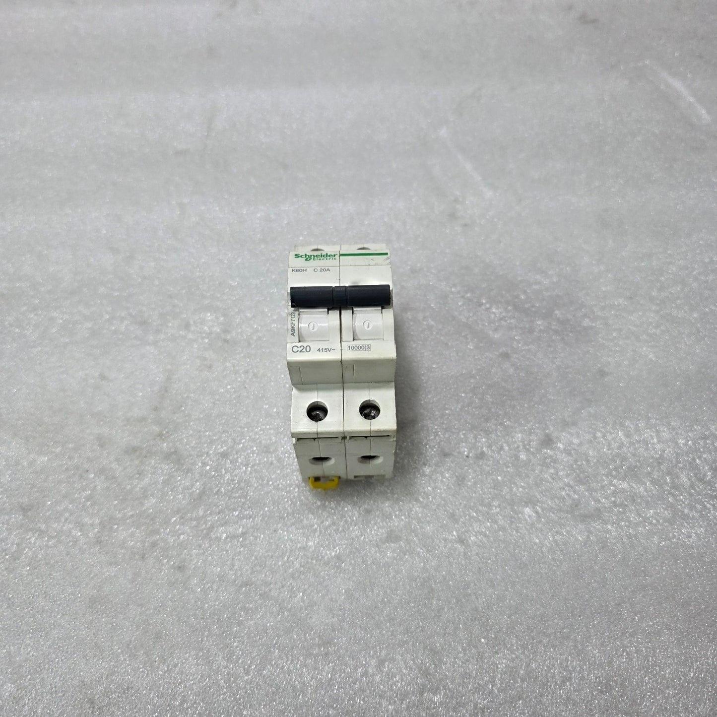 S ELECTRIC K60H C20A 20A 2 POLE MCB CIRCUIT BREAKER 415V 10KA