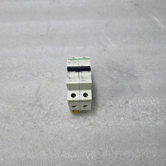 S ELECTRIC K60H C20A 20A 2 POLE MCB CIRCUIT BREAKER 415V 10KA