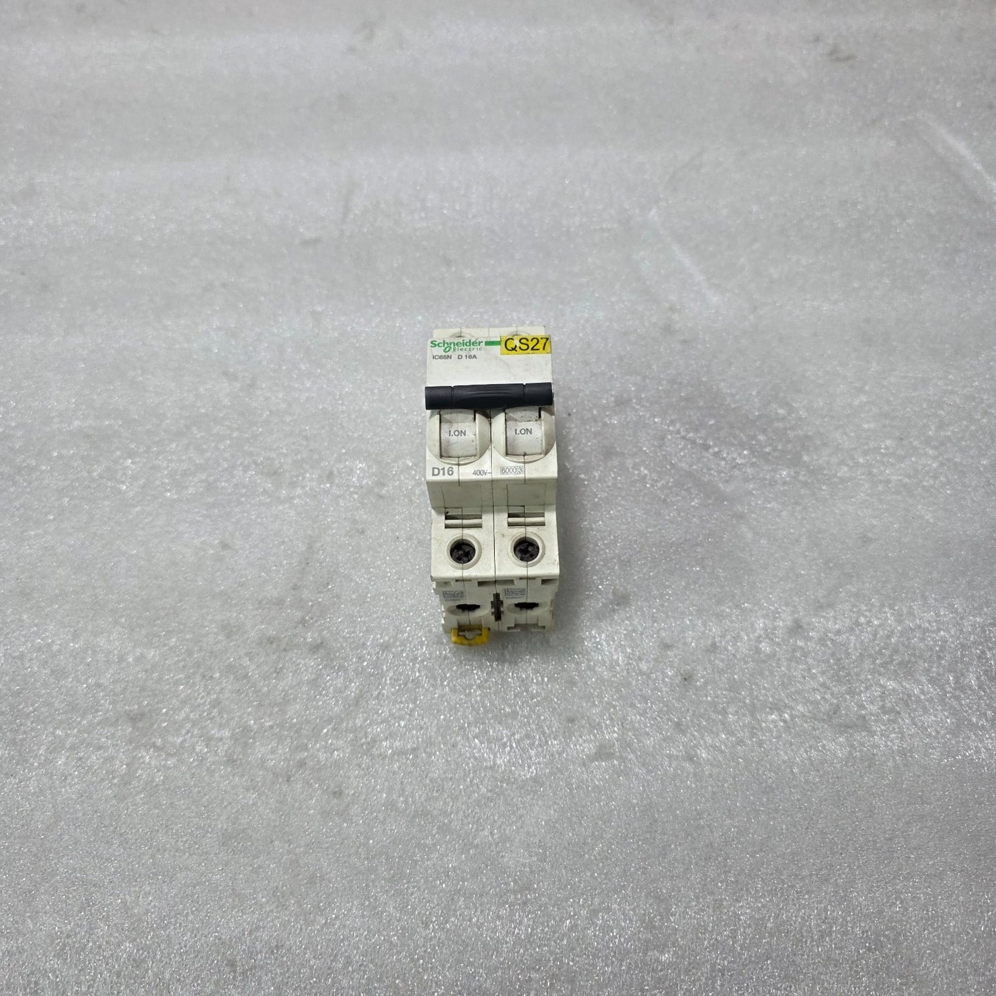 S ELECTRIC IC65N D16A 2 POLE MCB CIRCUIT BREAKER 16A 6KA 400V
