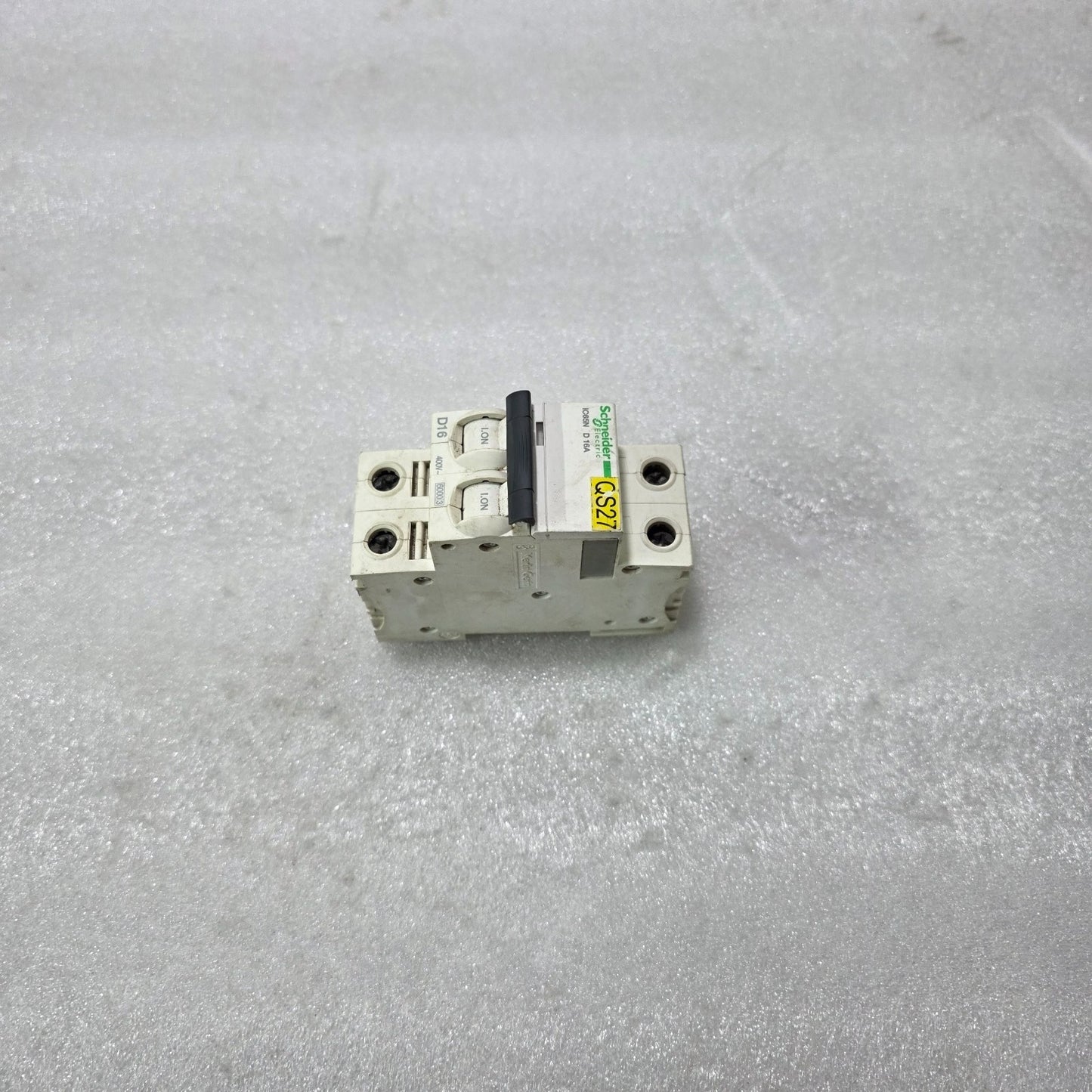S ELECTRIC IC65N D16A 2 POLE MCB CIRCUIT BREAKER 16A 6KA 400V