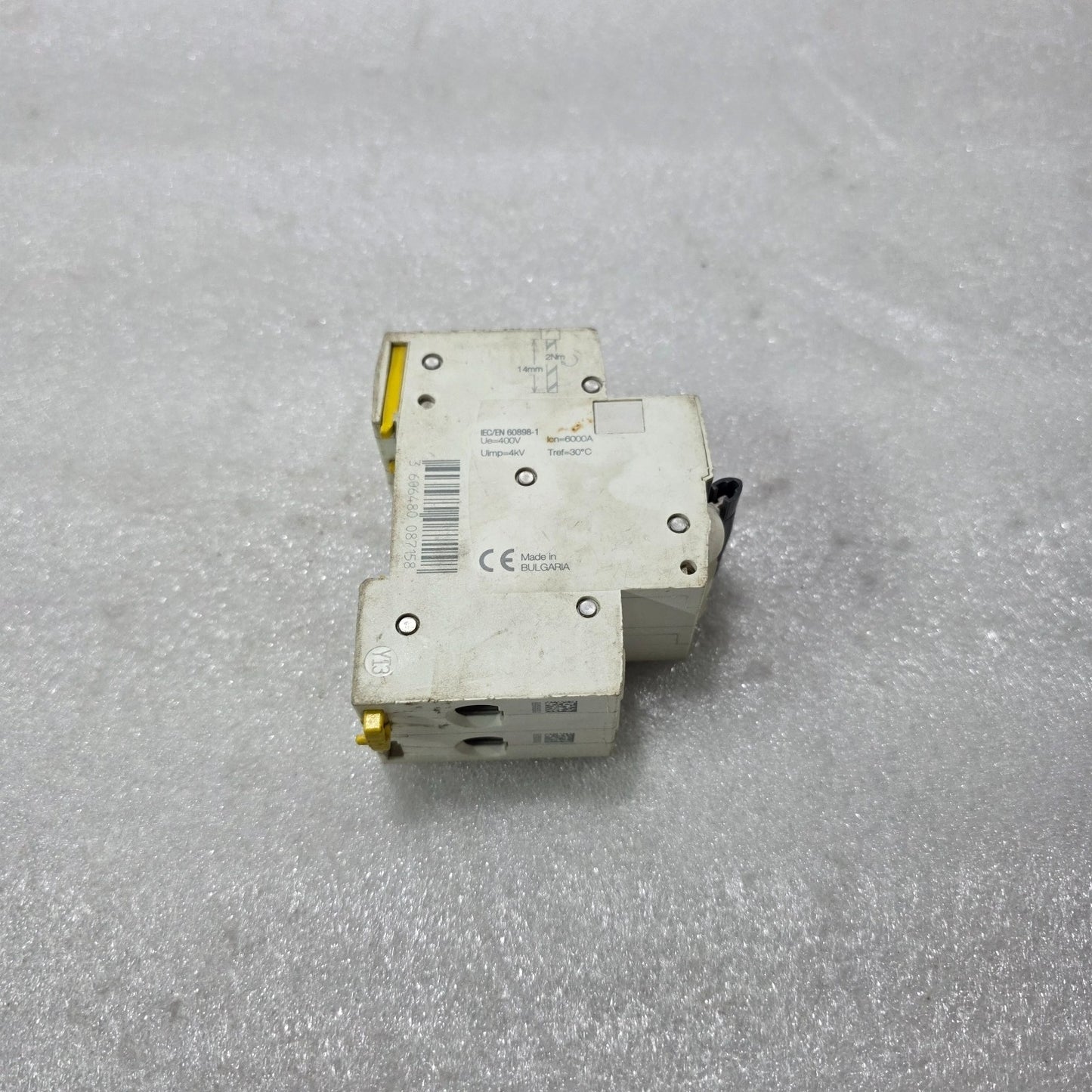 S ELECTRIC IK60N C6A 2 POLE MCB MINIATURE CIRCUIT BREAKER 6KA 400V