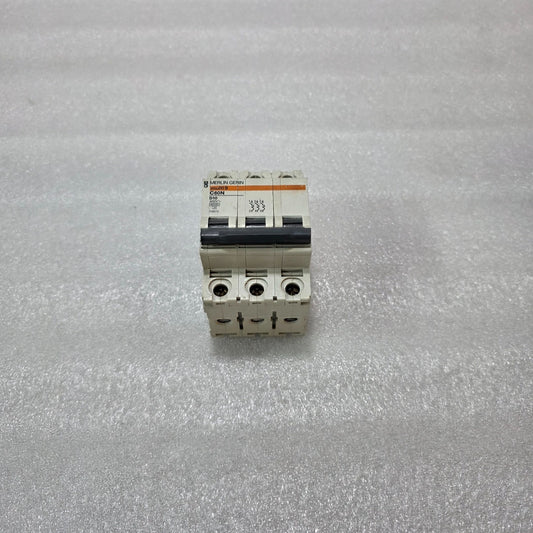 MERLIN GERIN MULTI 9 C60N D10 3 POLE MINIATURE CIRCUIT BREAKER MCB 10A 400V 6KA