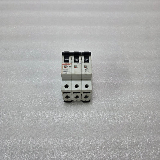 INDOASIAN GOLD PLUS C63 3 POLE MINIATURE CIRCUIT BREAKER MCB 240/415V 10KA