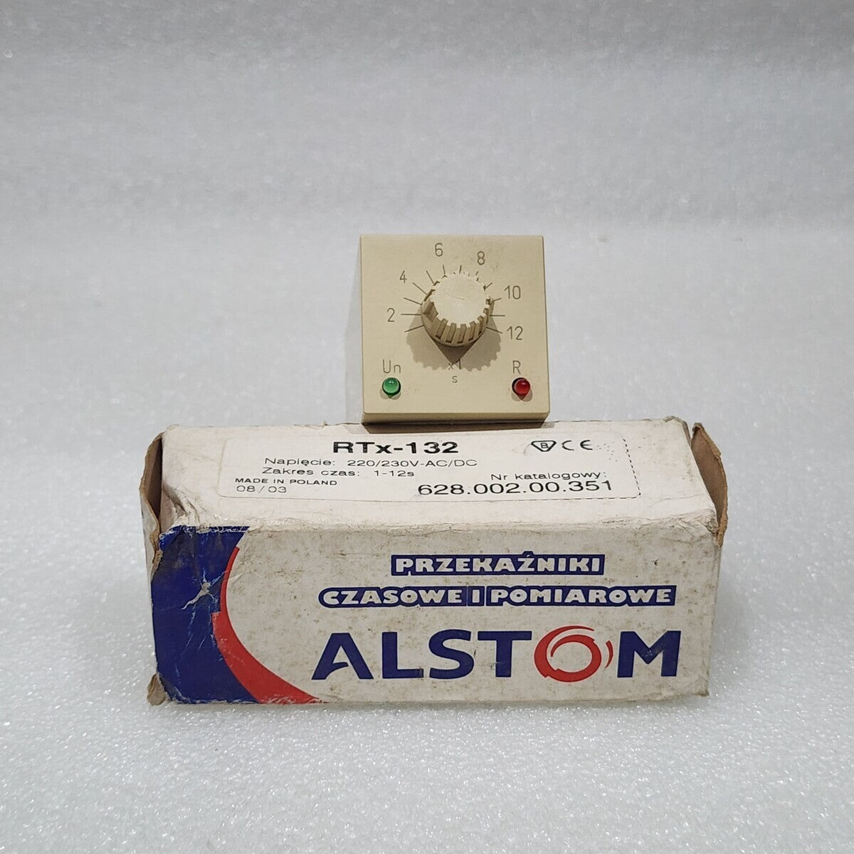 ALSTOM RTX-132 TIME RELAY 220-230V AC/DC
