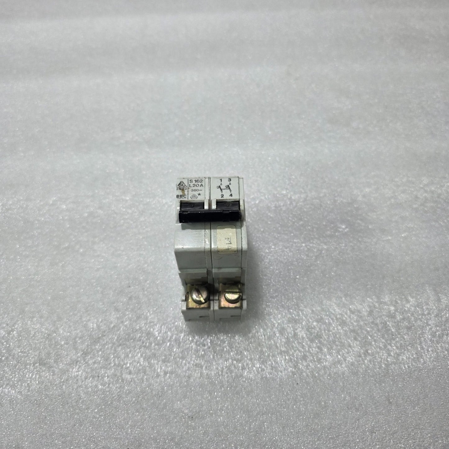 BBC STOTZ S162 L20A 2 POLE MINIATURE CIRCUIT BREAKER 380V MCB