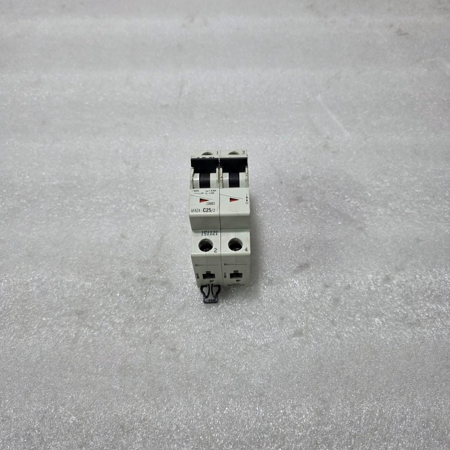 EATON BFAZ4-C25/2 25A 2 POLE MCB CIRCUIT BREAKER 400V 4.5KA