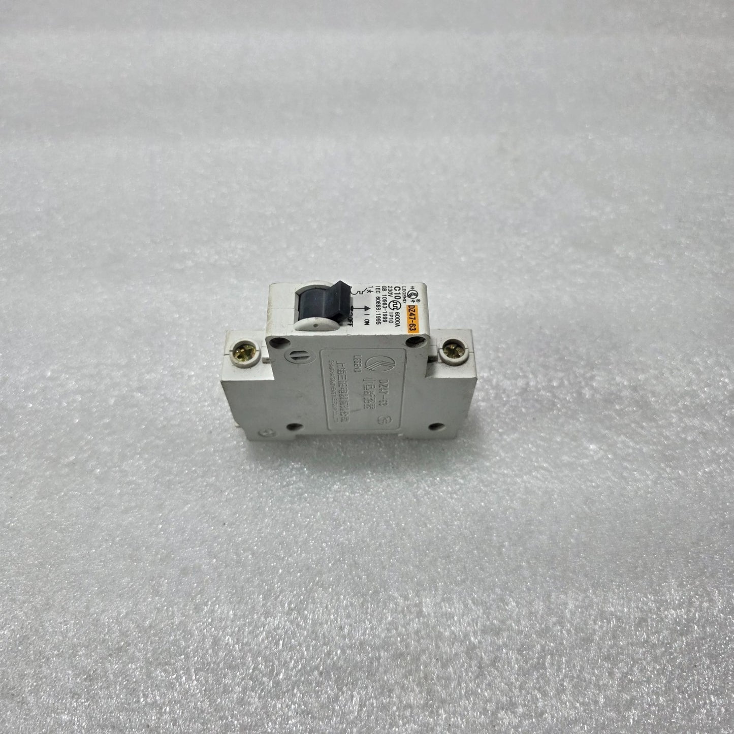 LEGEND DZ47-63 C10 SINGLE POLE MCB 10A 230V 6KA MINIATURE CIRCUIT BREAKER