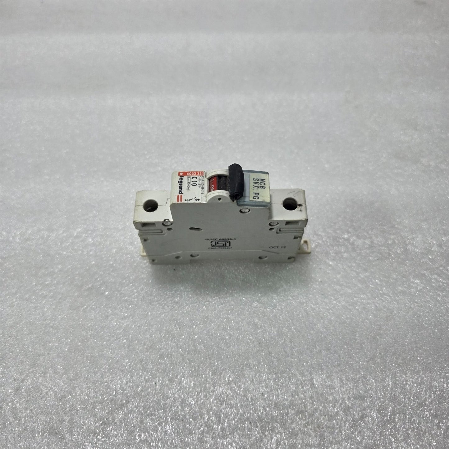LEGRAND 603233 C10 10A SINGLE POLE 240/415V MINIATURE CIRCUIT BREAKER MCB