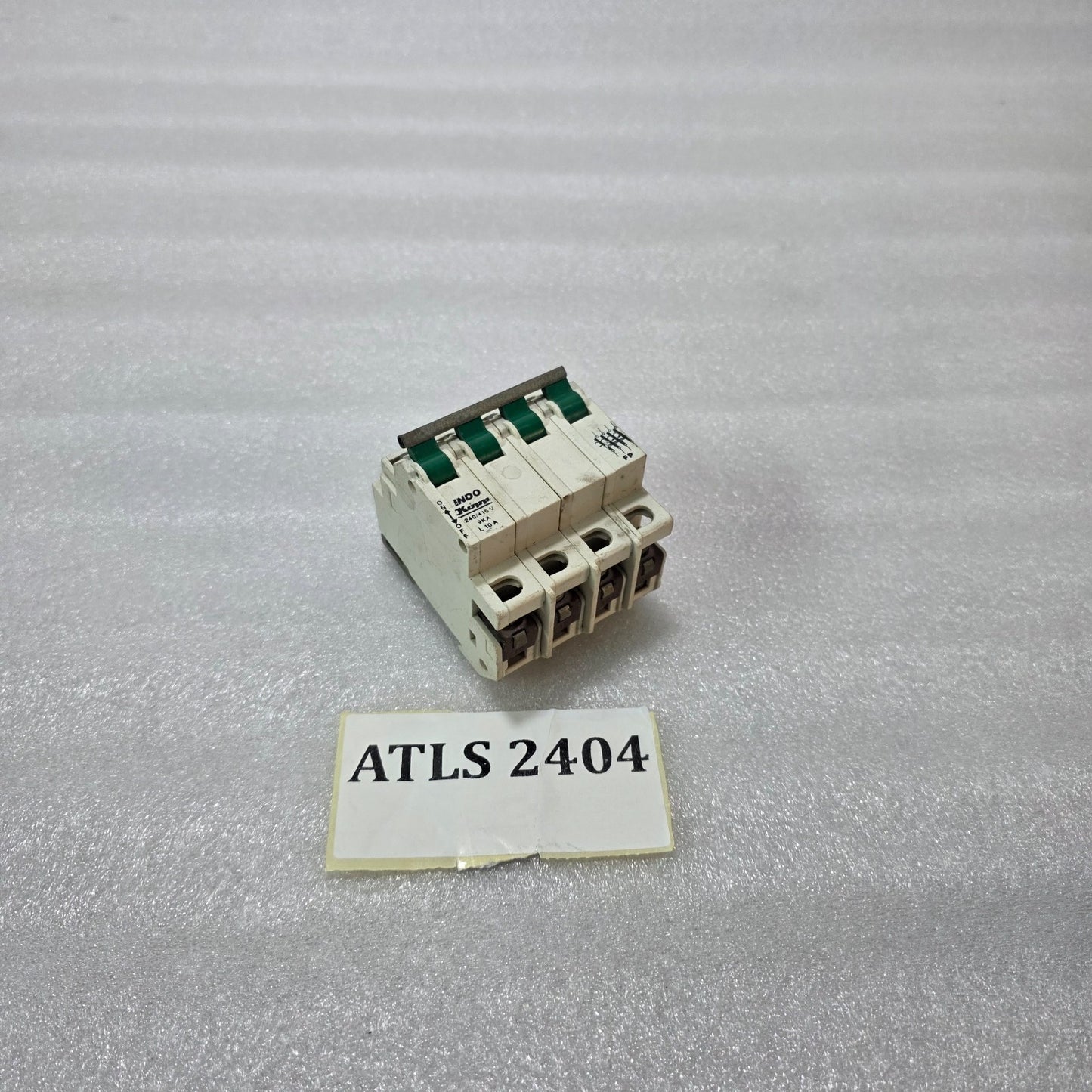 INDO KOPP L10A 10A 4 POLE MCB 240/415V 9KA MINIATURE CIRCUIT BREAKER