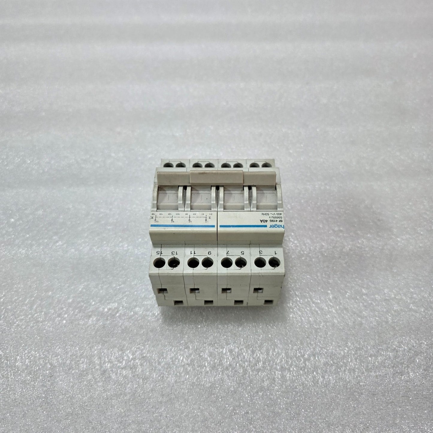 HAGER SF419G 40A 4 POLE SWITCH DISCONNECTOR ISOLATOR 400V