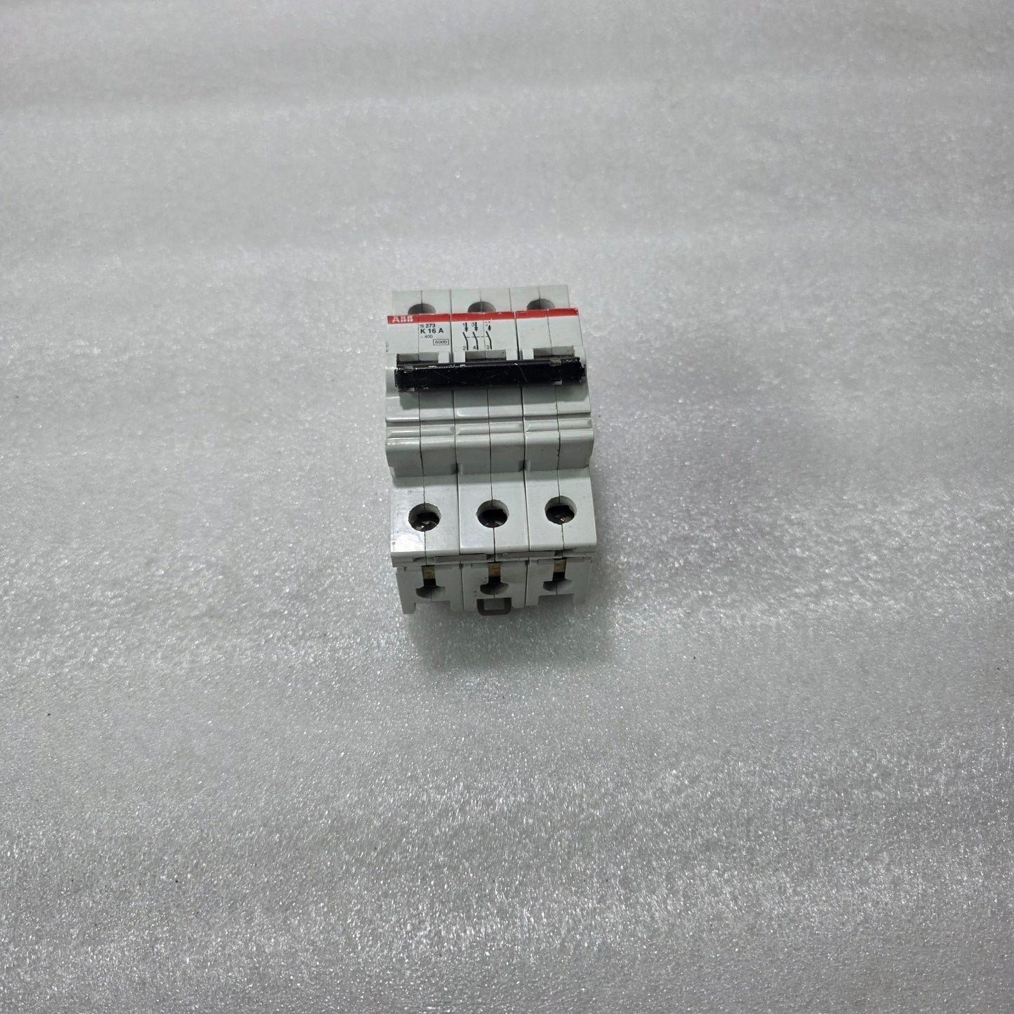 ABB S273 K16A 3 POLE MCB 16A 400V 6KA CIRCUIT BREAKER