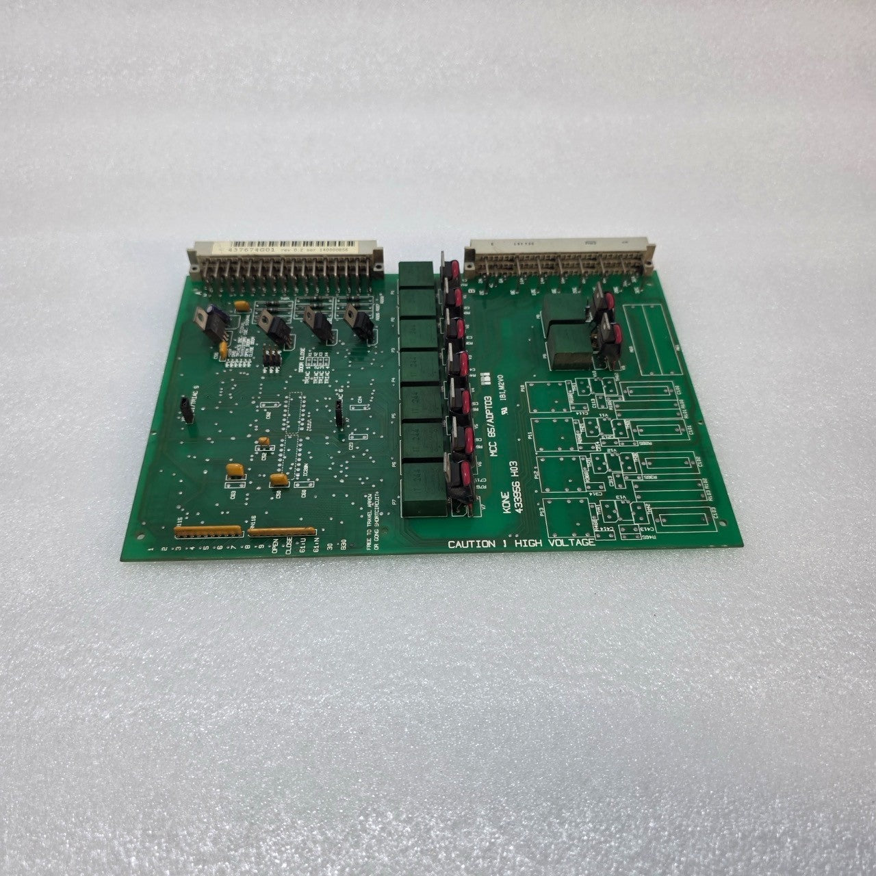 KONE MCC 85/ADPT03 INDUSTRIAL CONTROL PCB 433956 H03 / 437674G01 REV 0.2
