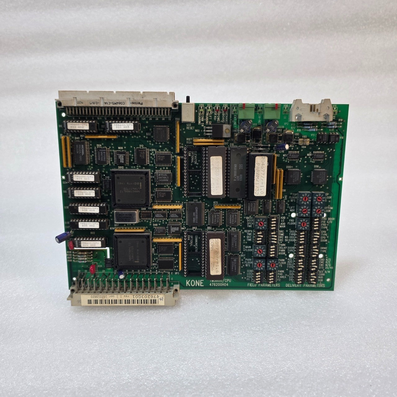KONE TMS600/CPU CONTROL BOARD 476200H04 REV 1.1 476203G01