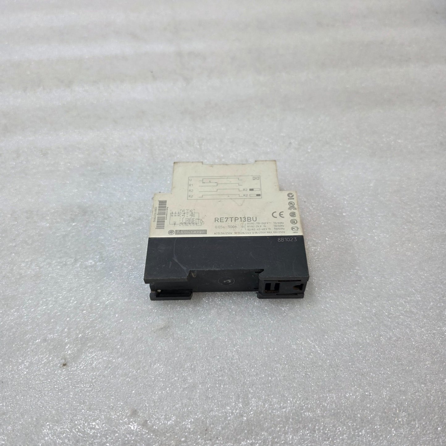 RE7TP13BU MULTI-RANGE TIME DELAY RELAY (0.05S–300H, 110–240VAC/24-42-48VAC-DC