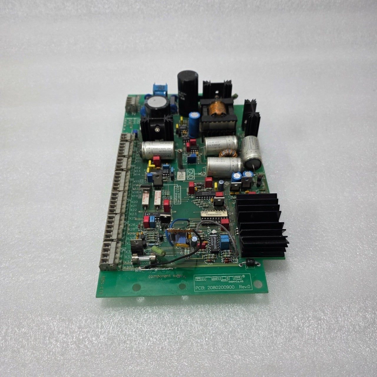 AIRSIGNA 2080200900 ELECTRONIC CONTROL PCB – REV. 0 INDUSTRIAL CIRCUIT BOARD