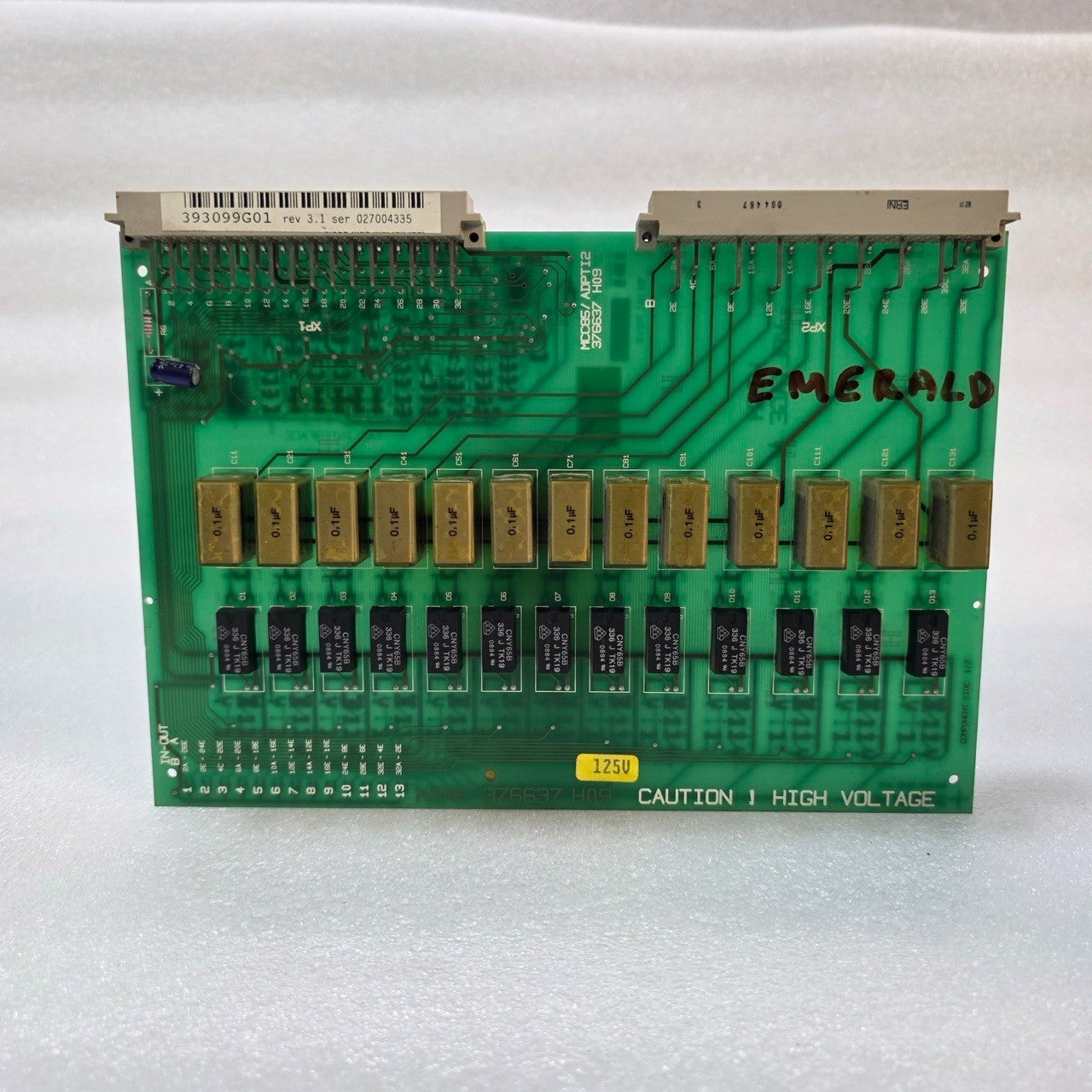 KONE 393099G01 REV 3.1 MCC85/ADPT12 LIFT ELEVATOR CONTROL BOARD | 376637 H09