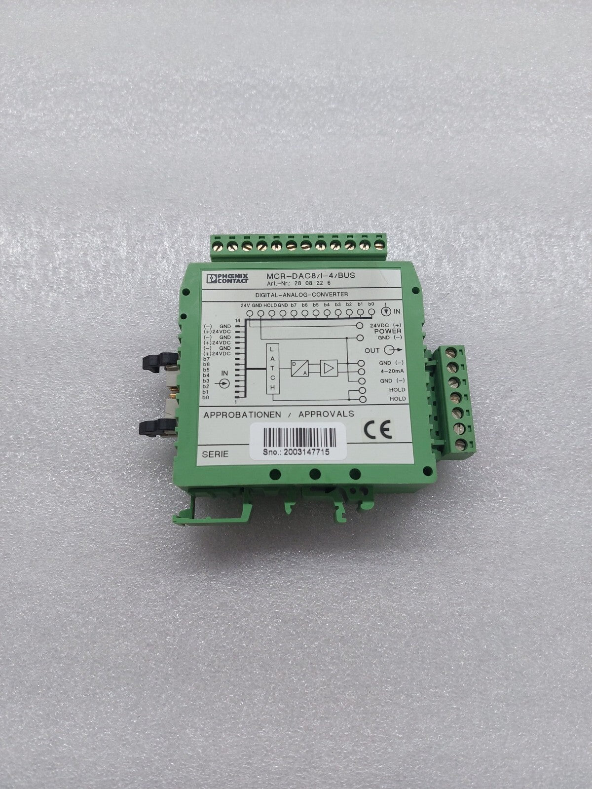 PHOENIX CONTACT MCR-DAC8/I-4/BUS CONVERTER 2808226