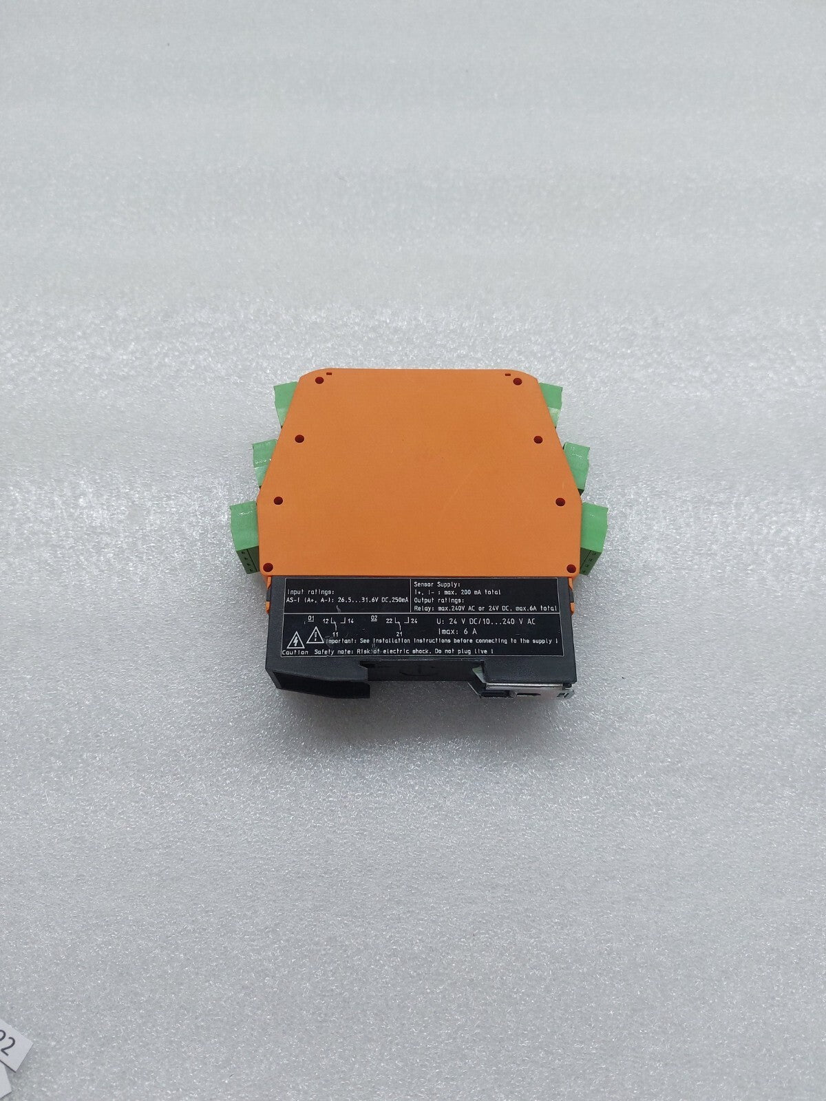 IFM AC2256 INTERFACE CONTROL CABINET MODULE