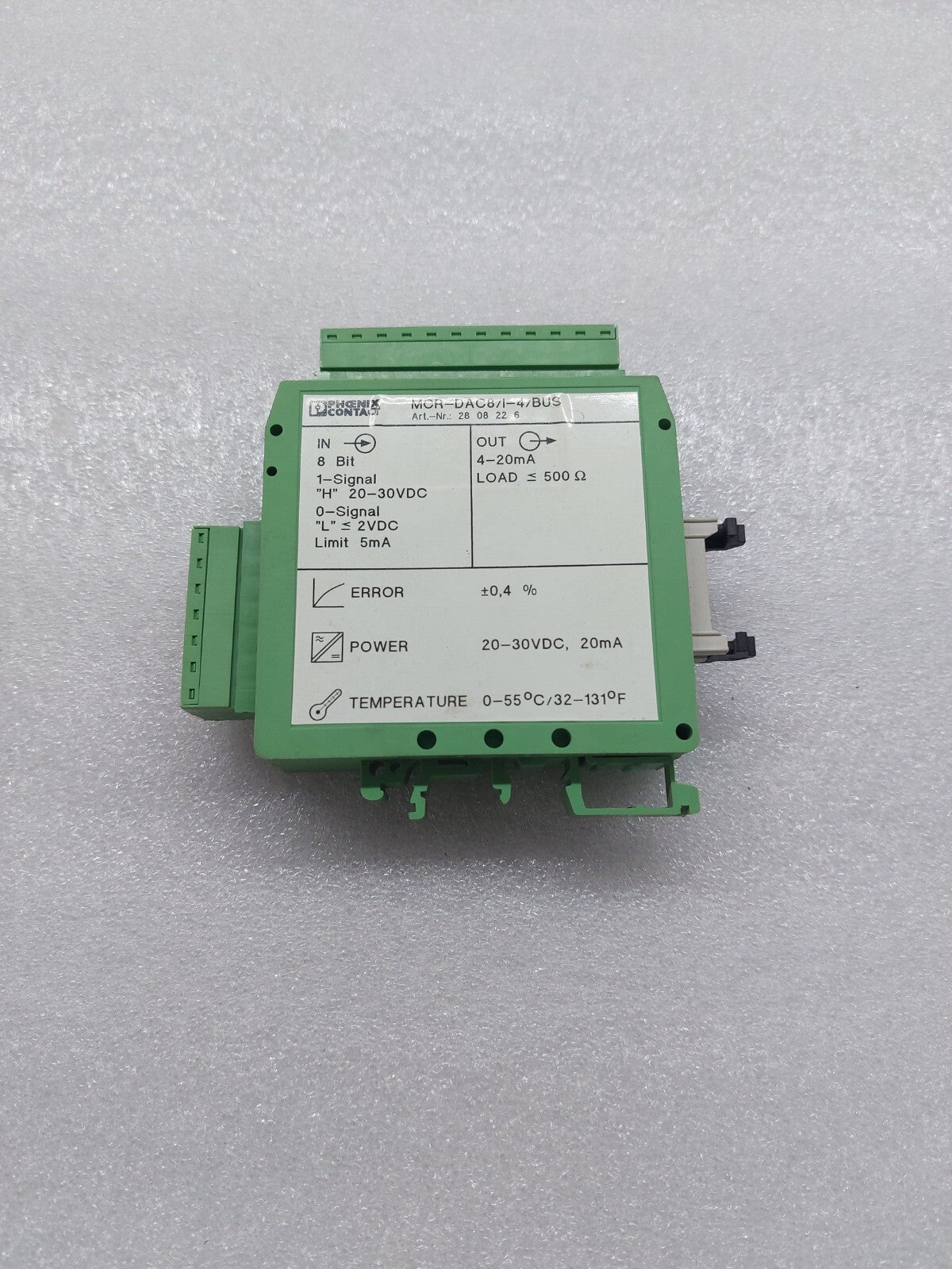 PHOENIX CONTACT MCR-DAC8/I-4/BUS CONVERTER 2808226