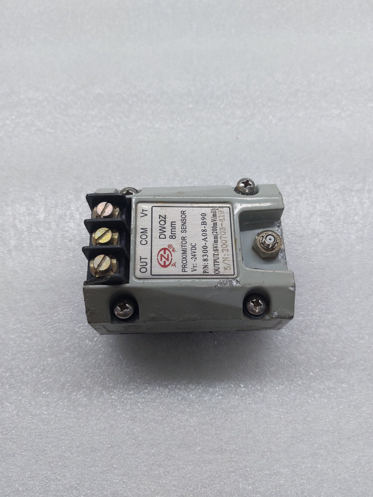 DWQZ 8MM PROXIMITY SENSOR 8300-A08-B90 24VDC