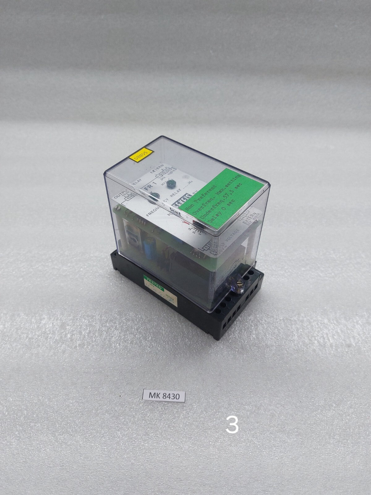 H.G. EEKELS B.V. FR 1 FREQUENCY RELAY