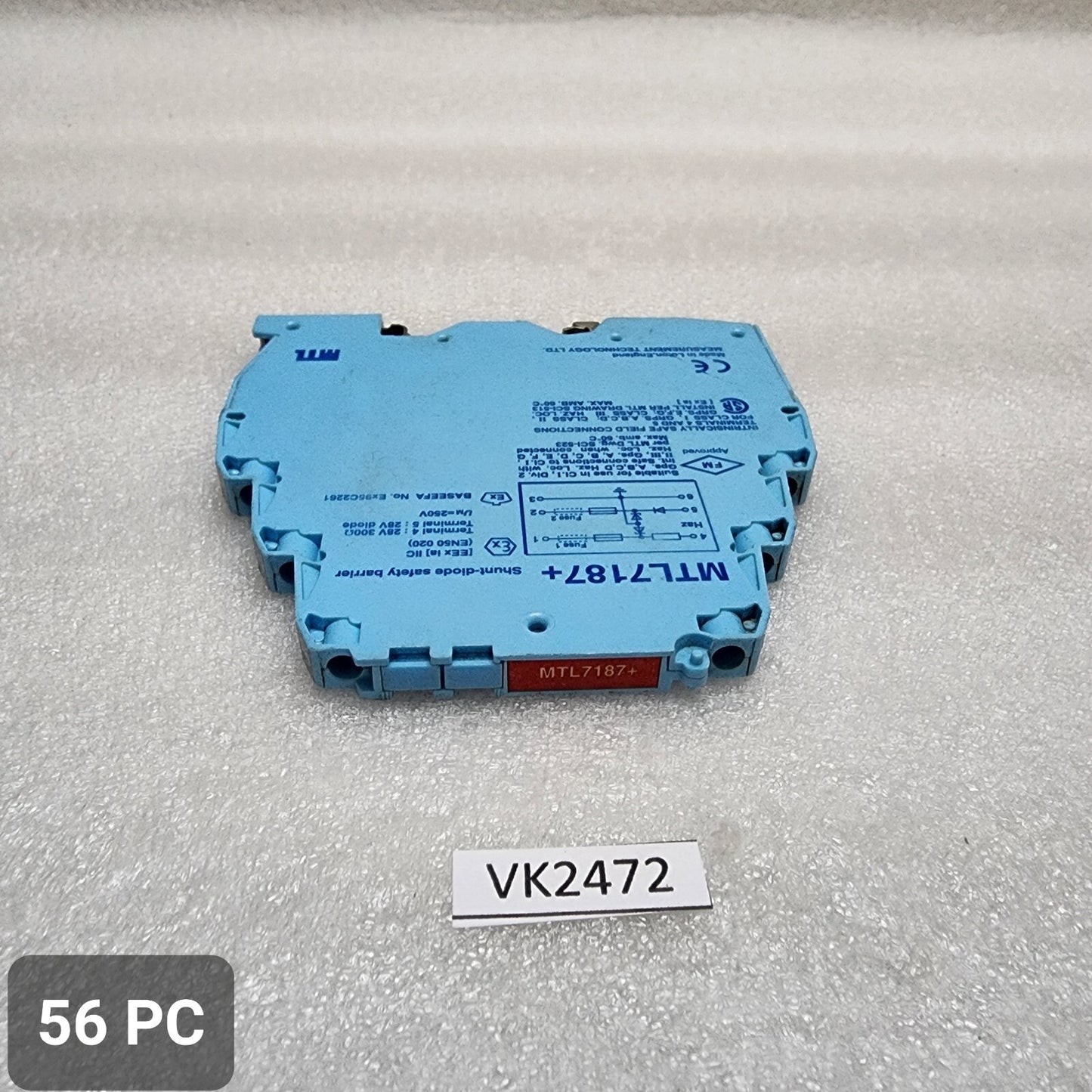 MEASUREMENT TECHNOLOGY MTL7187+ SHUNT DIODE SAFETY BARRIER