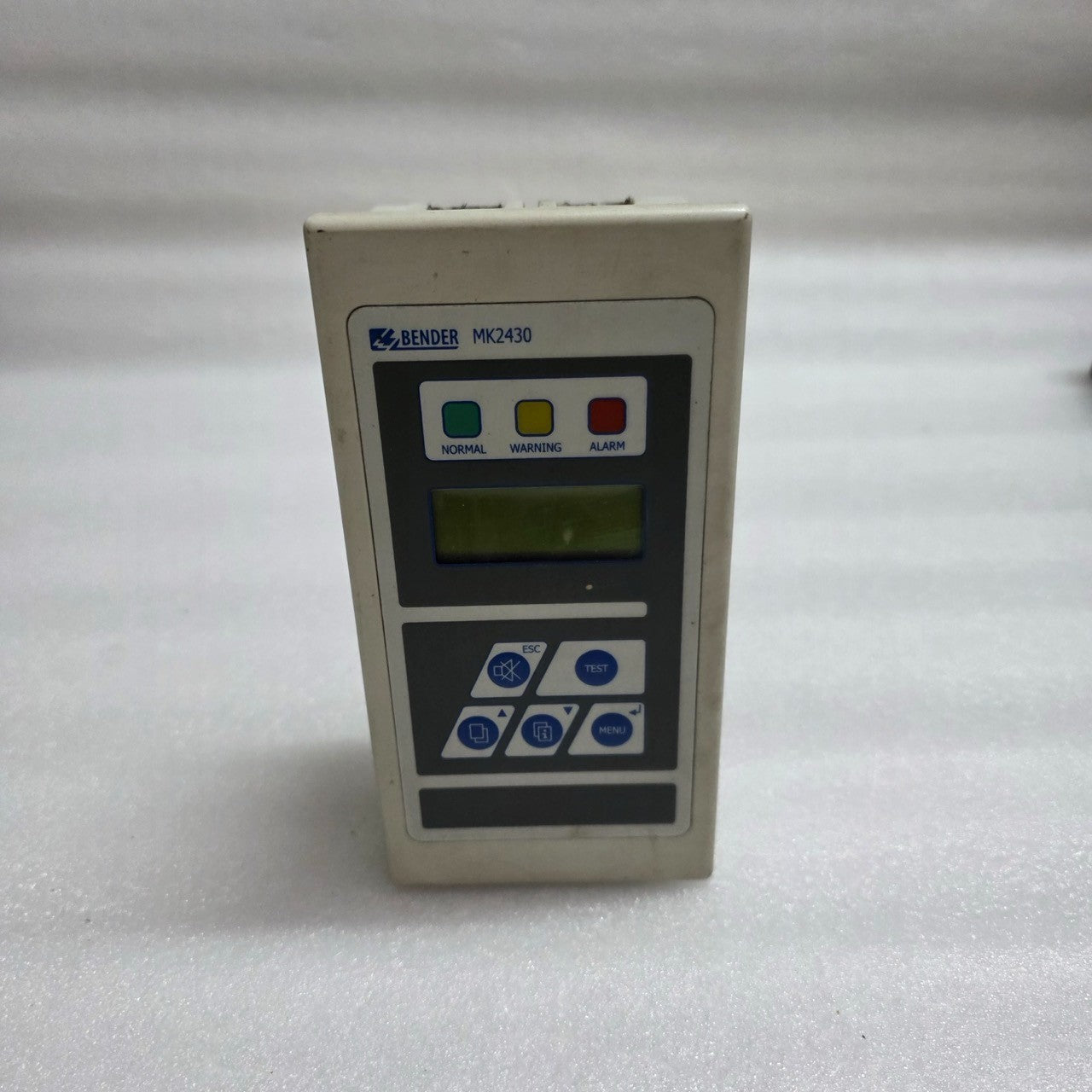 BENDER MK2430-12 REMOTE ALARM INDICATOR & TEST COMBINATION B95100002 24V