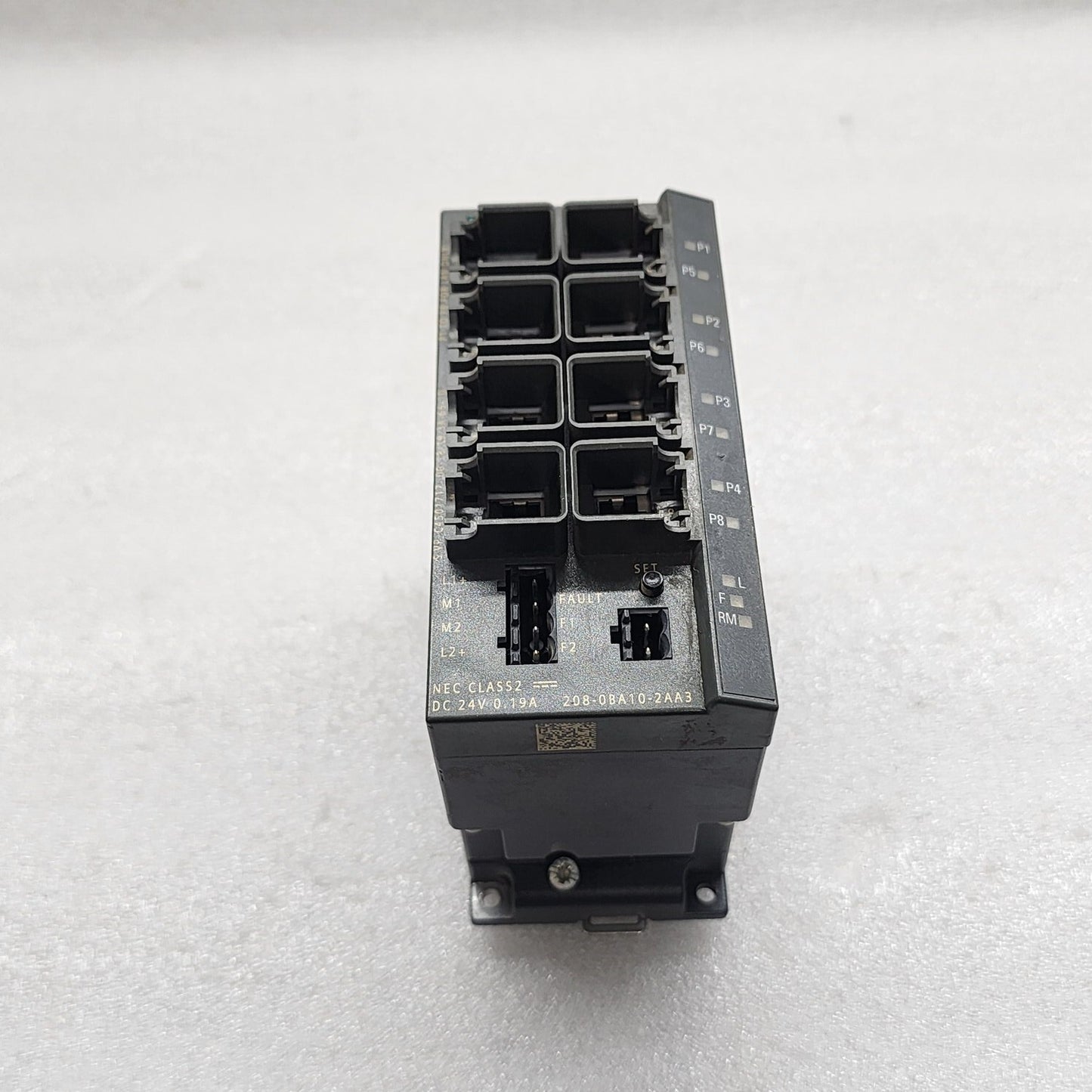 SIEMENS 6GK5208-0BA10-2AA3 INDUSTRIAL ETHERNET SWITCH