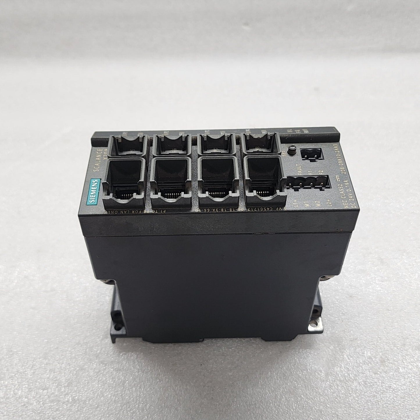 SIEMENS 6GK5208-0BA10-2AA3 INDUSTRIAL ETHERNET SWITCH