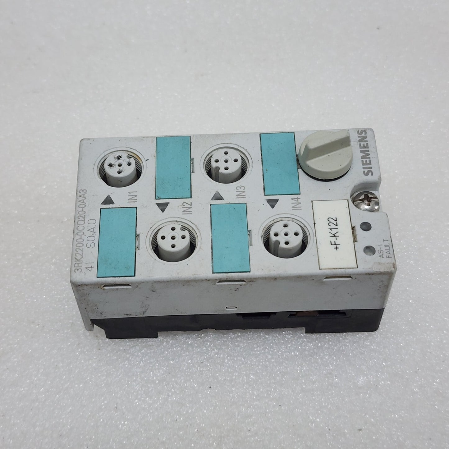 SIEMENS 3RK2200-0C020-0AA3 ASI DIGITAL INPUT MODULE