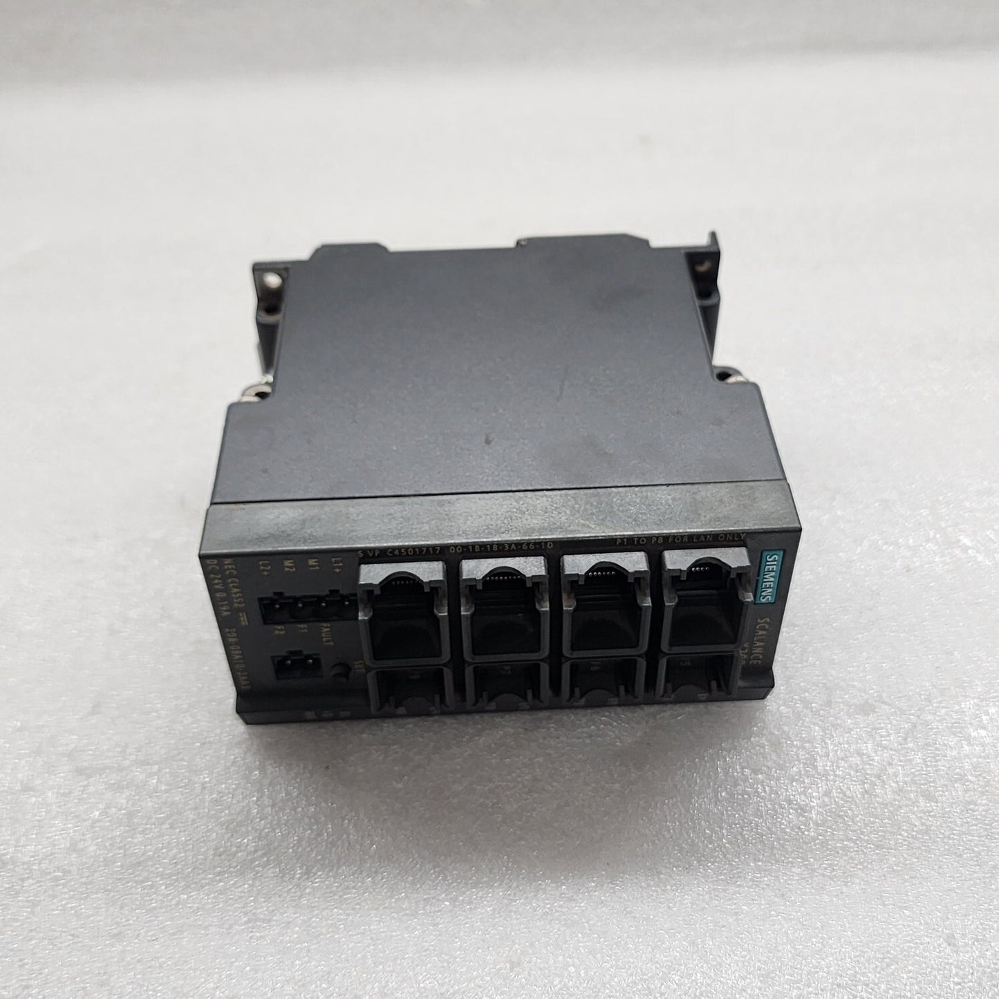 SIEMENS 6GK5208-0BA10-2AA3 INDUSTRIAL ETHERNET SWITCH