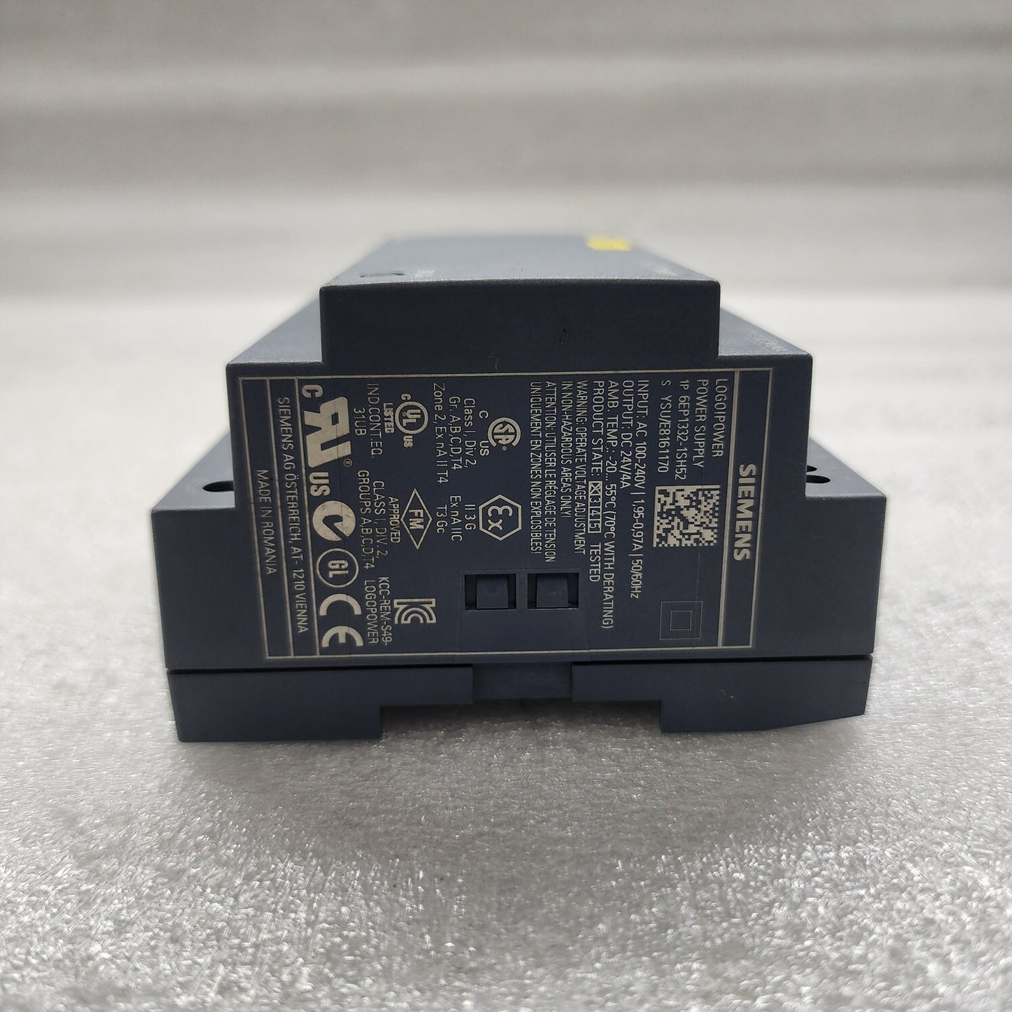 SIEMENS 6EP1332-1SH52 LOGO POWER SUPPLY 100-240V PS